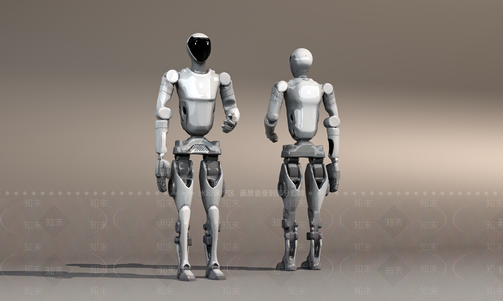 现代智能导购机器人3D模型下载【ID:1192756749】