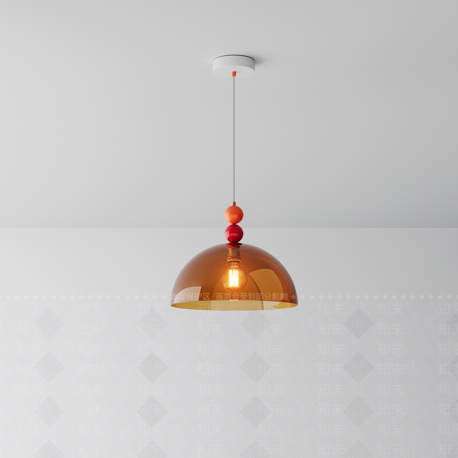 轻奢北欧吧台吊灯3D模型下载【ID:1192757901】