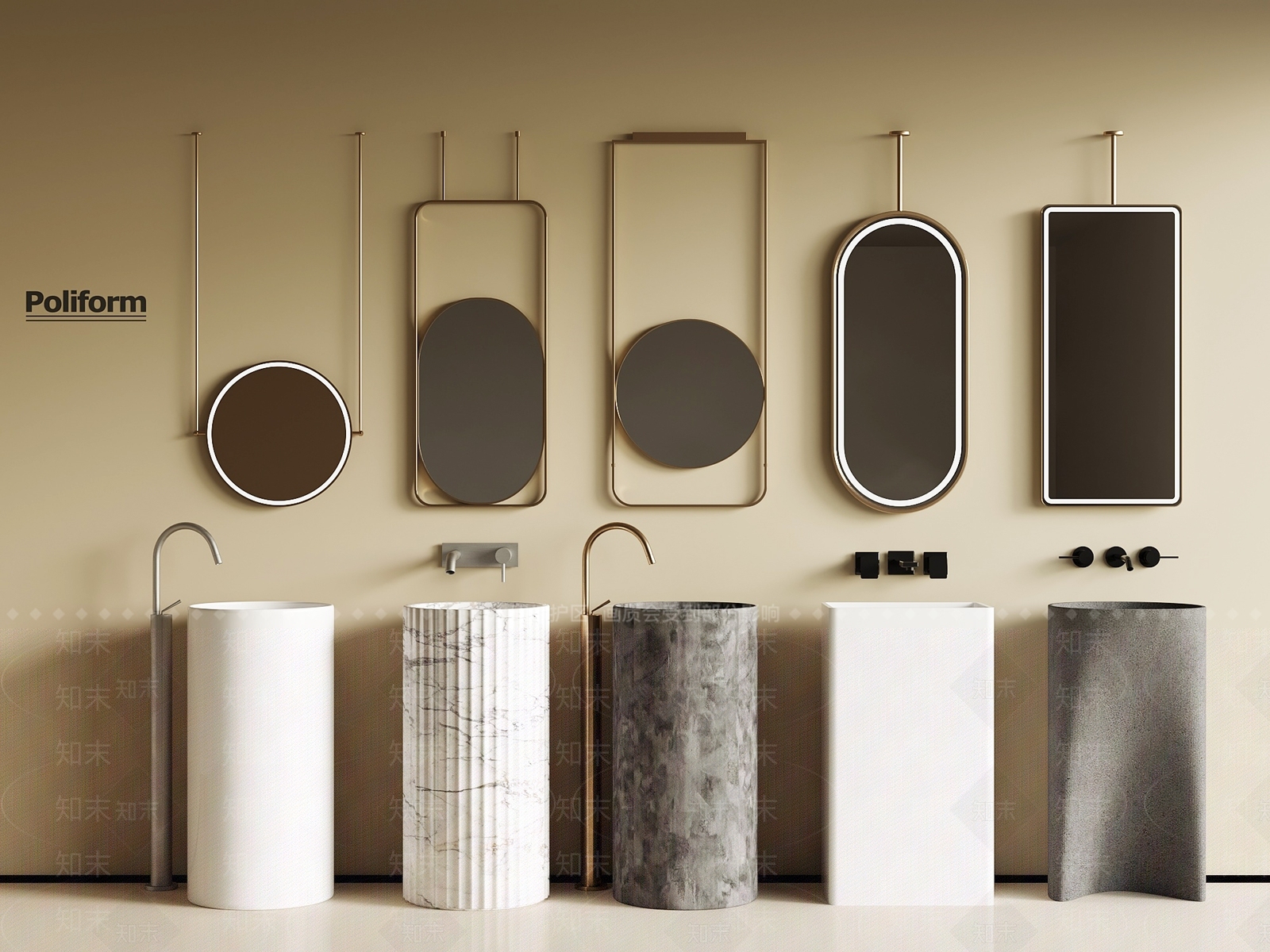 洗手台SU模型下载【ID:1192759219】