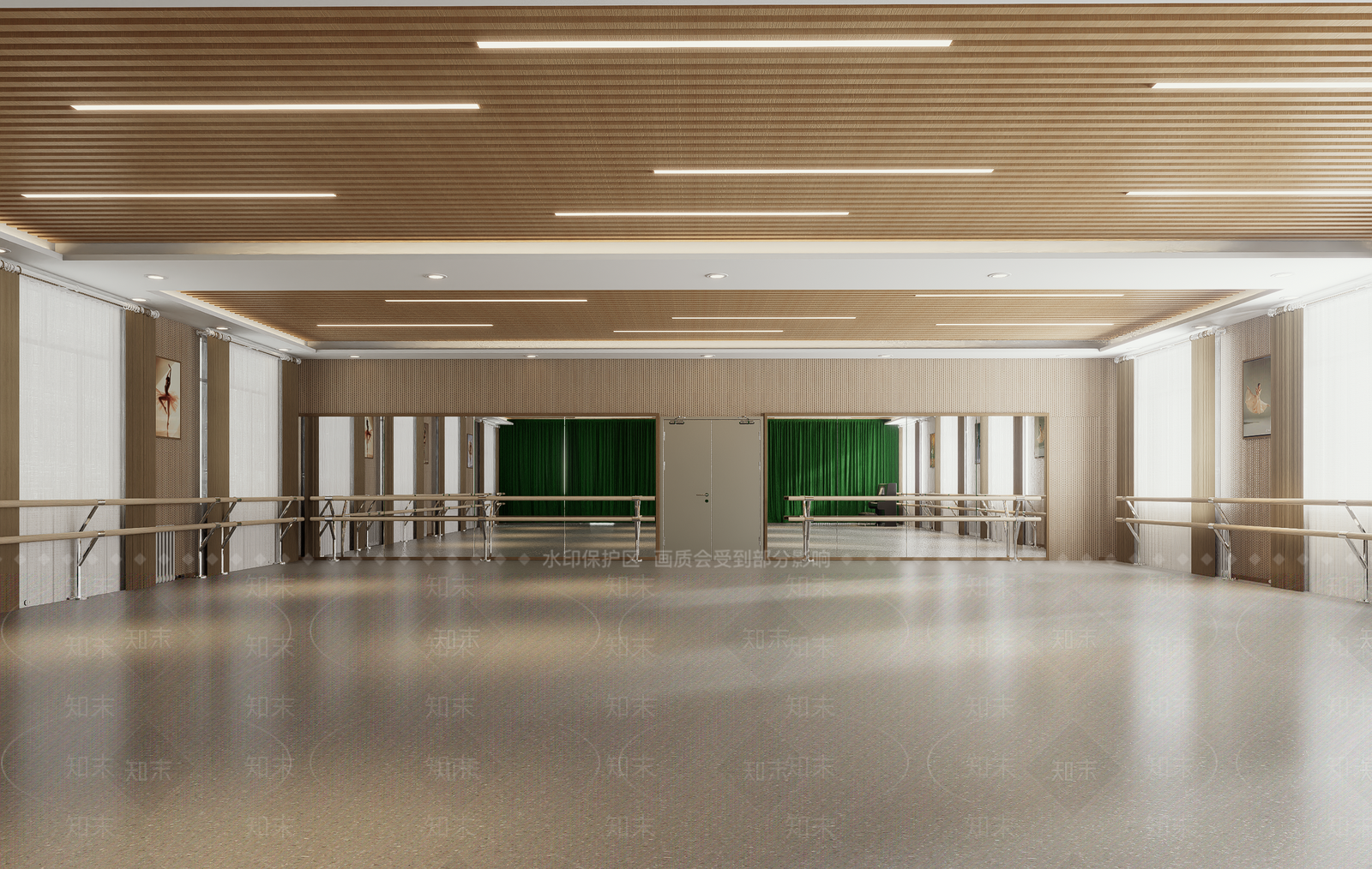 现代其他学校空间SU模型下载【ID:1192762930】