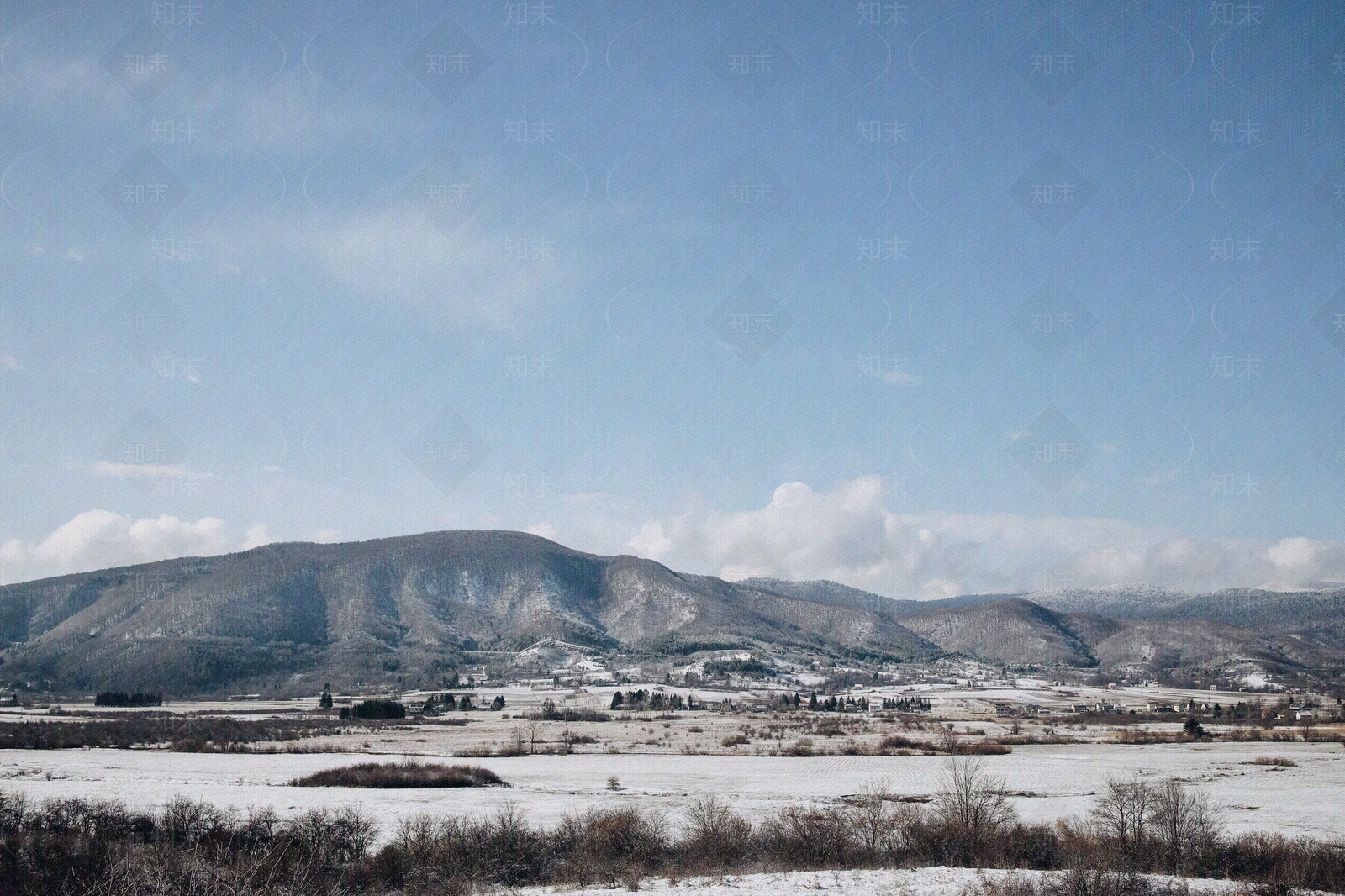 现代雪景贴图下载【ID:1192763424】