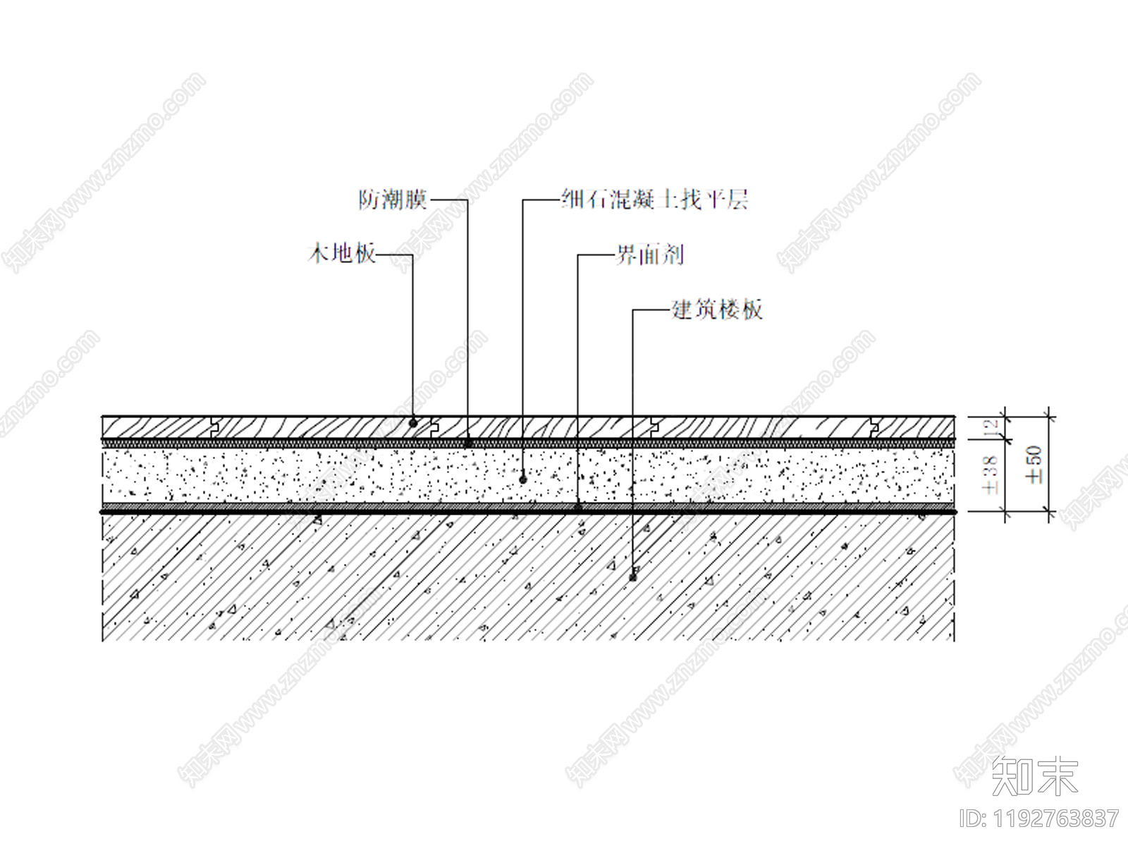 木地板cad施工图下载【ID:1192763837】