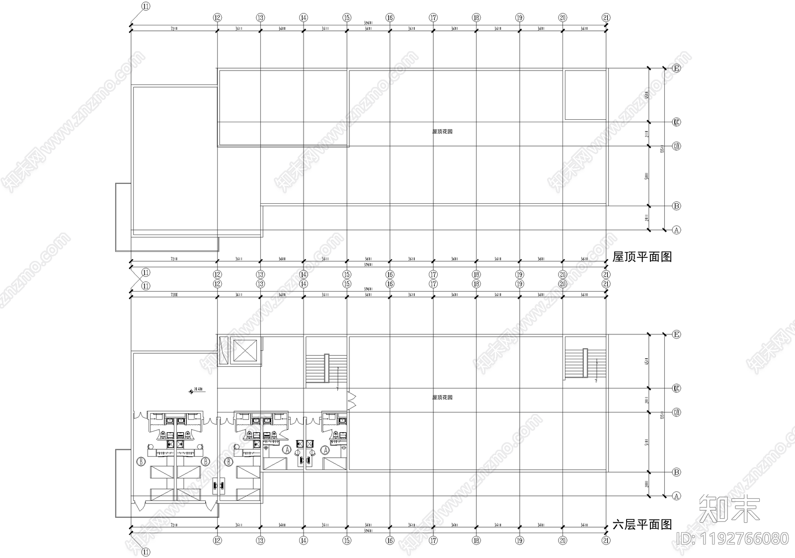 养老院cad施工图下载【ID:1192766080】