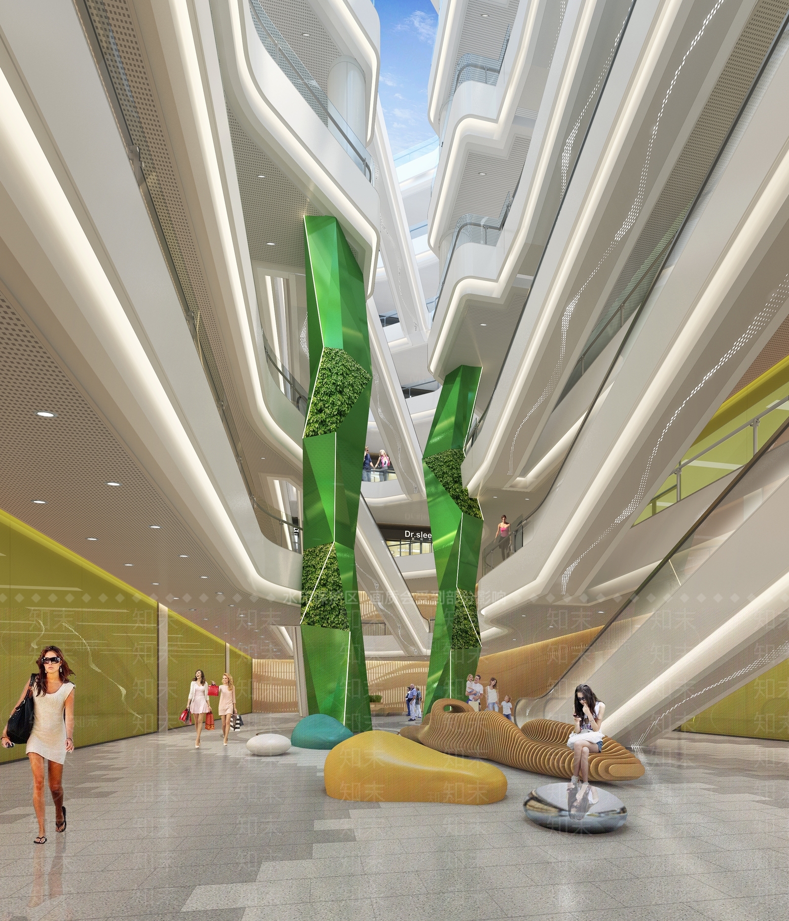 现代商场3D模型下载【ID:1192771117】