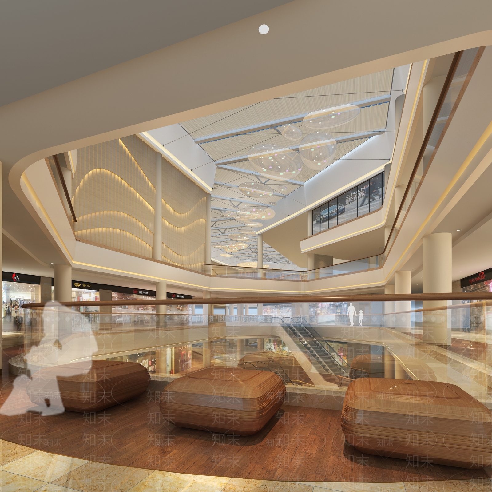 现代商场3D模型下载【ID:1192772938】