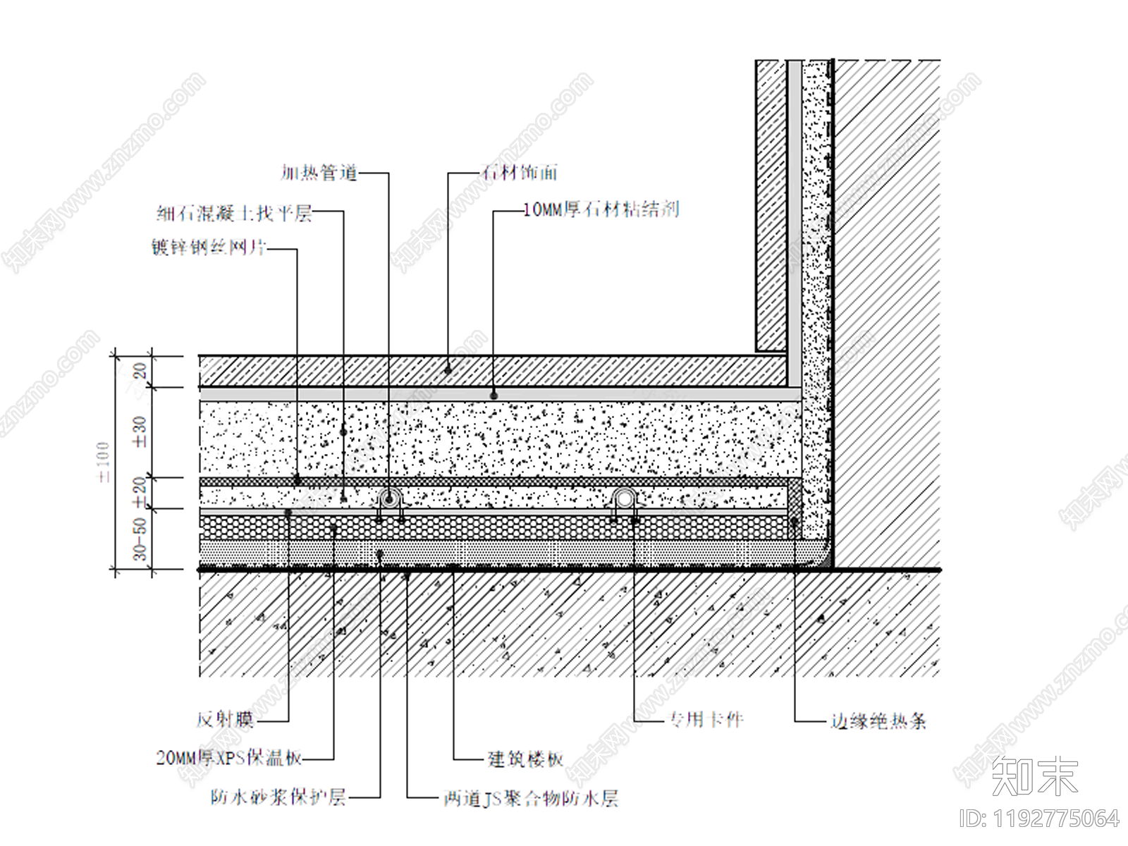 地面综合节点CAD图纸