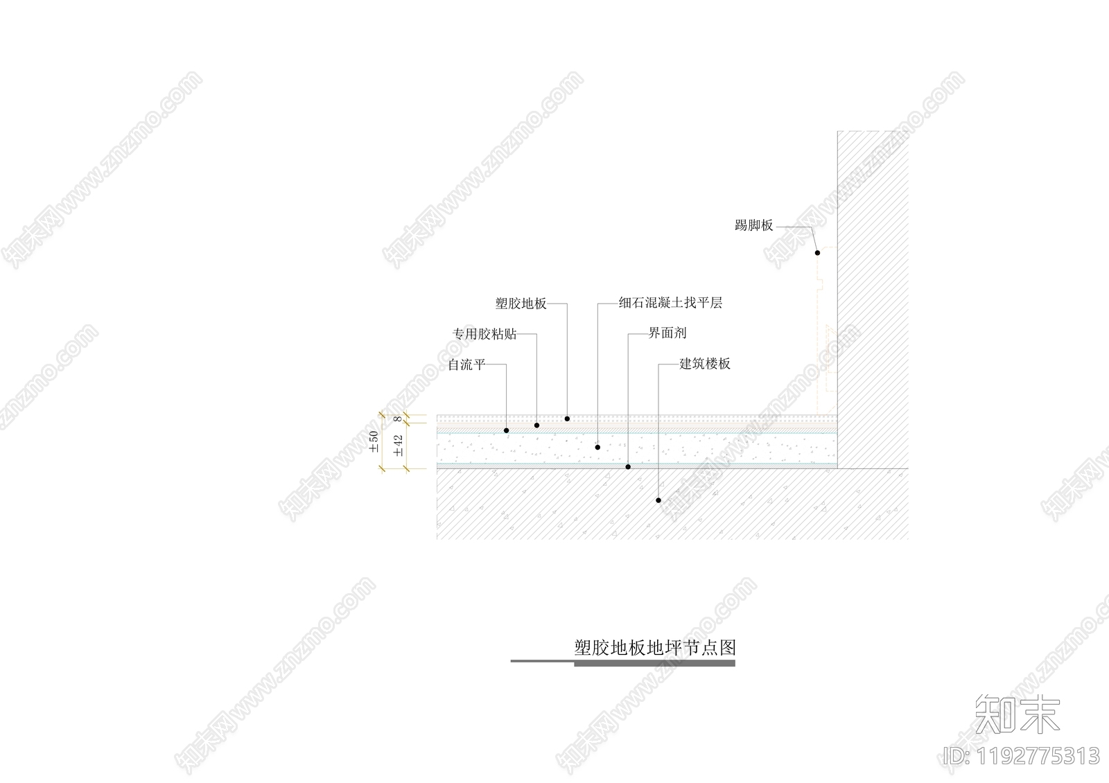 地面综合节点cad施工图下载【ID:1192775313】