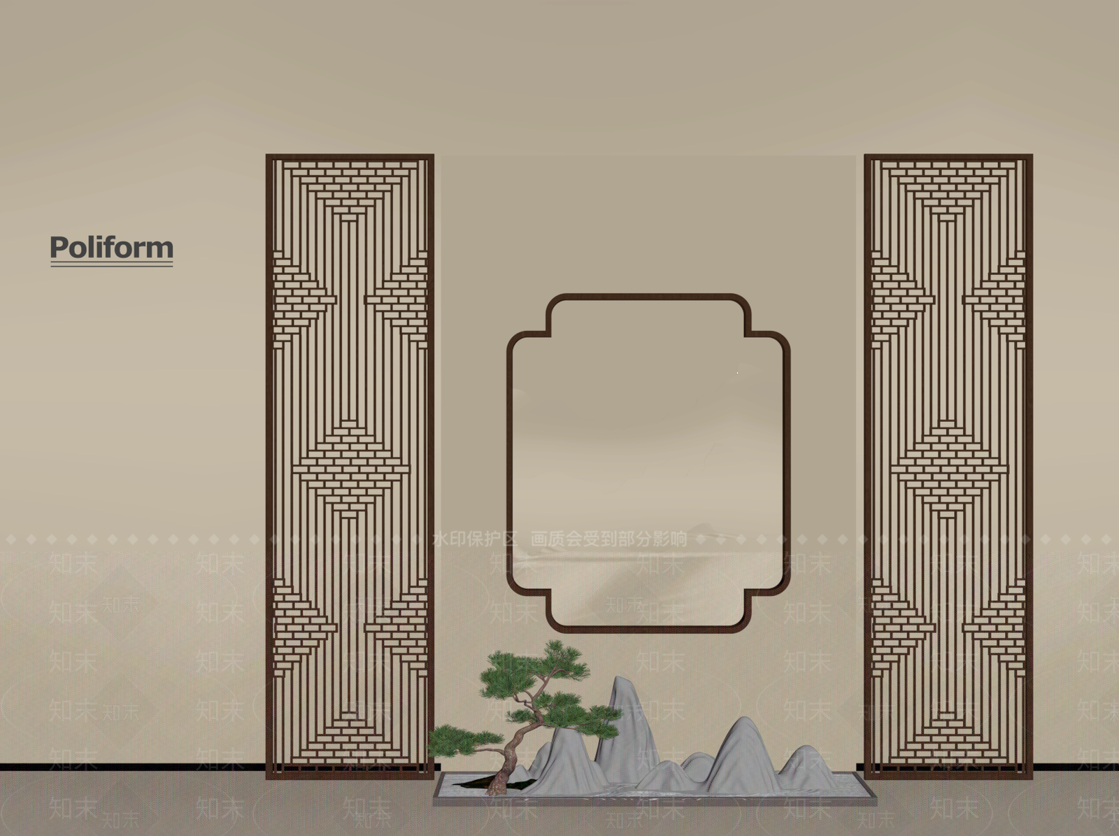 新中式其他景观小建筑SU模型下载【ID:1192778159】