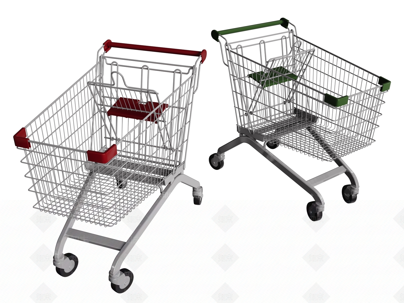 推车SU模型下载【ID:1192779141】