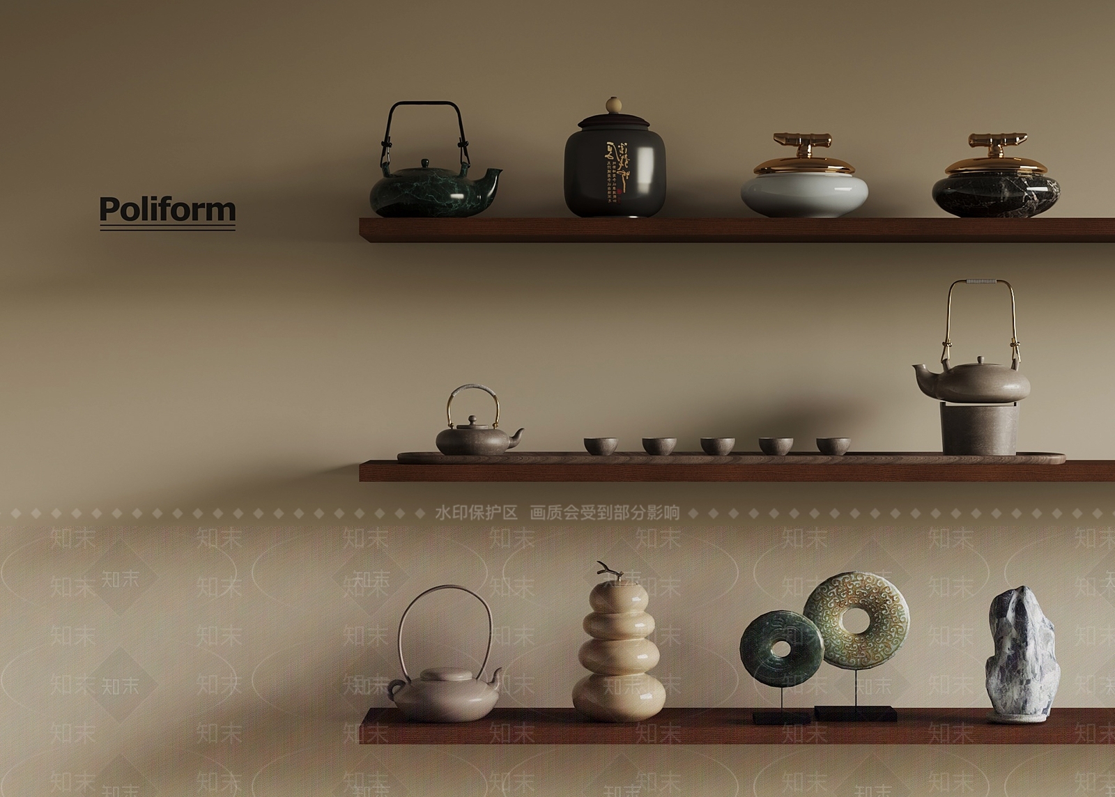 茶具SU模型下载【ID:1192779505】