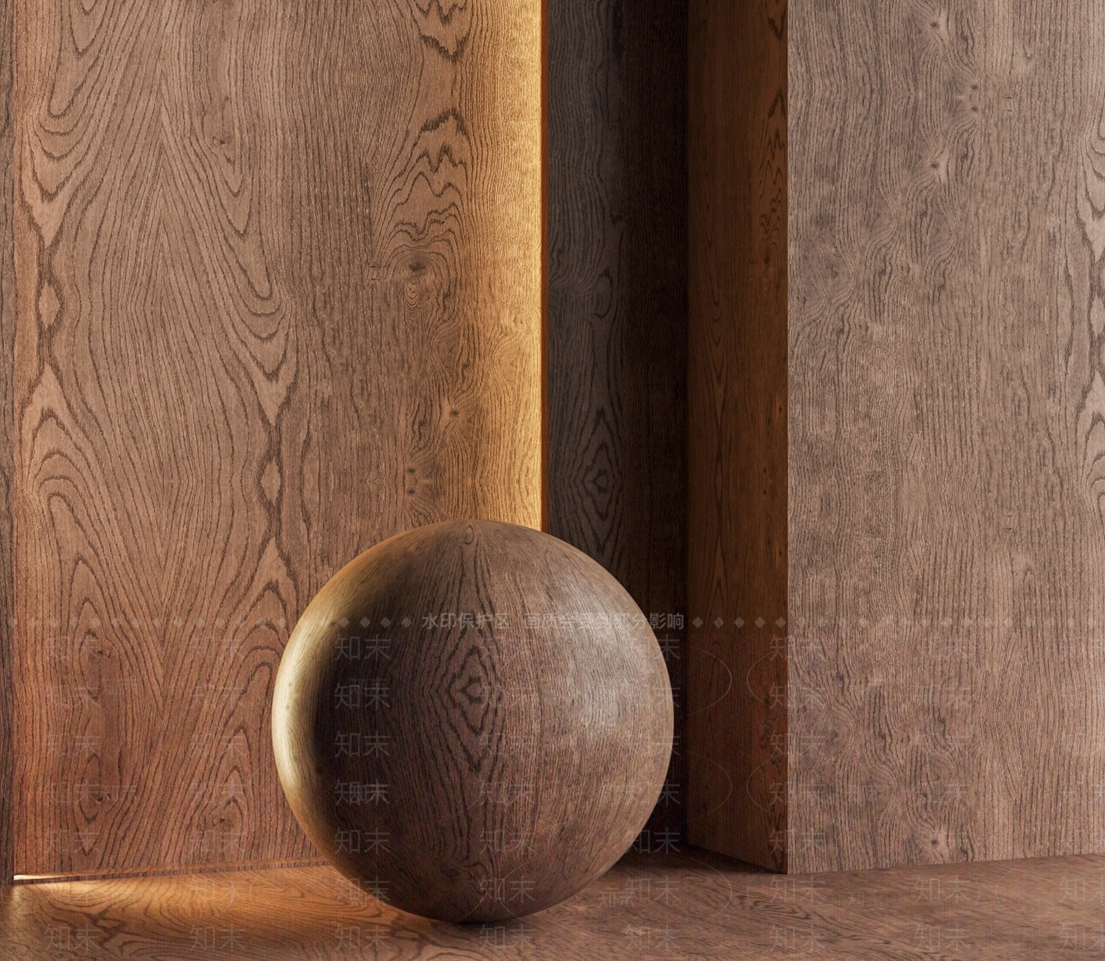 中古美式护墙板3D模型下载【ID:1192781396】