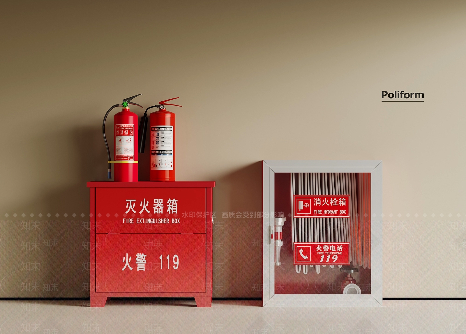 公用器材3D模型下载【ID:1192782354】