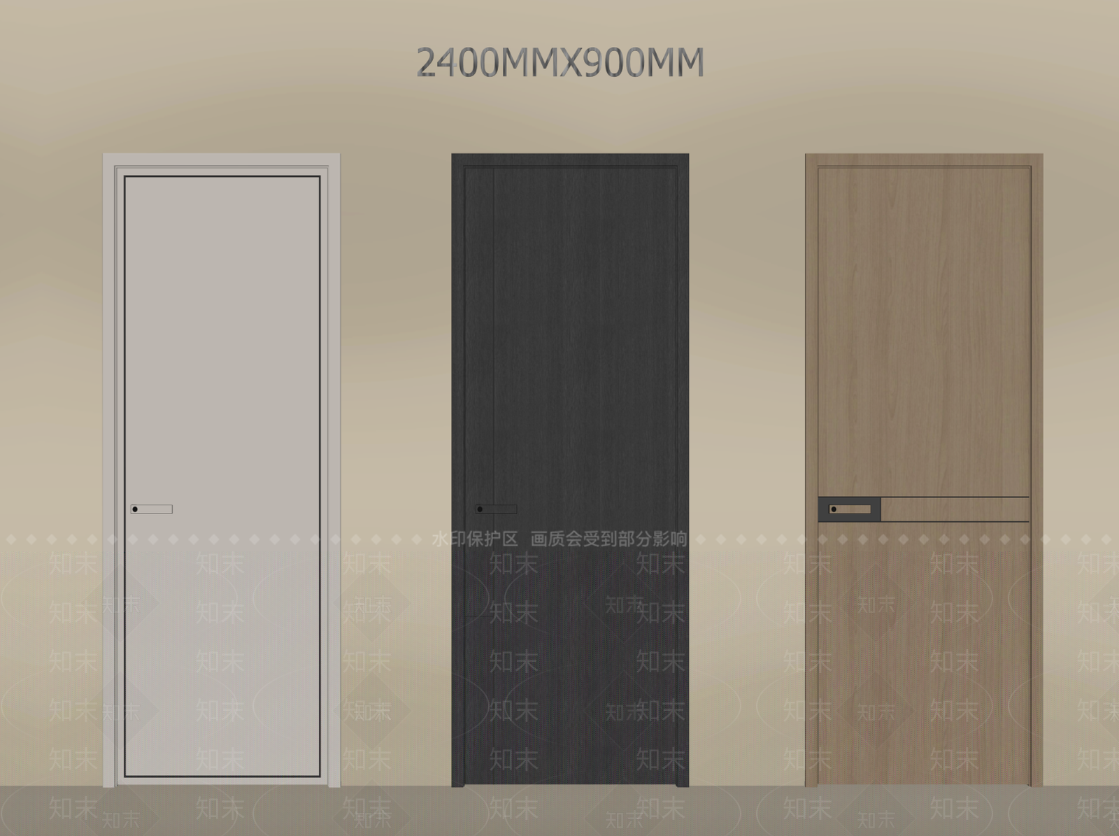 现代单开门SU模型下载【ID:1192782524】