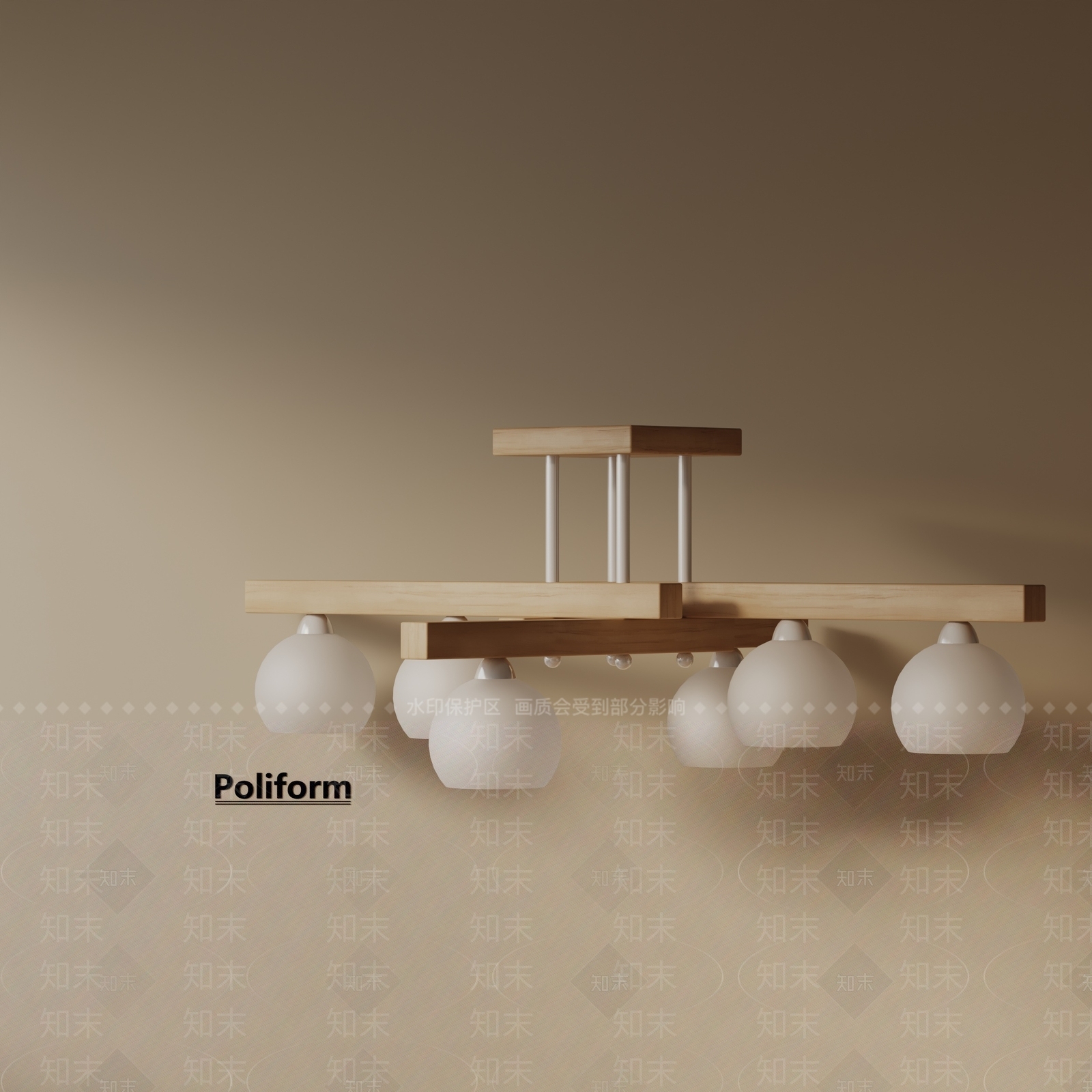 现代儿童房吊灯3D模型下载【ID:1192791396】