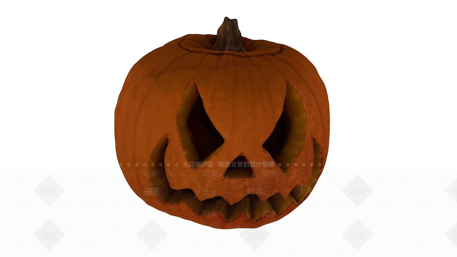 现代万圣节南瓜3D模型下载【ID:1192800253】