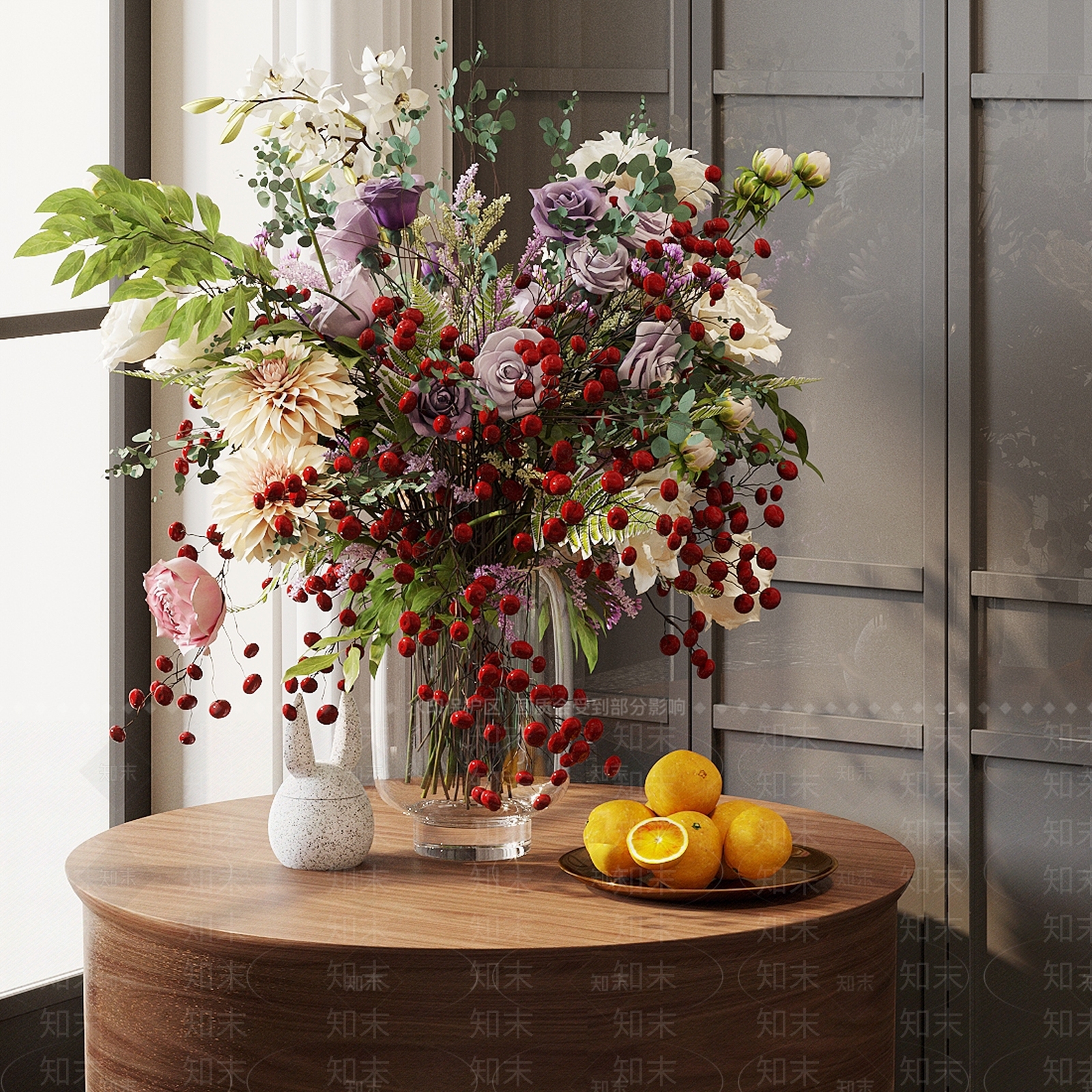 现代花艺3D模型下载【ID:1192803501】