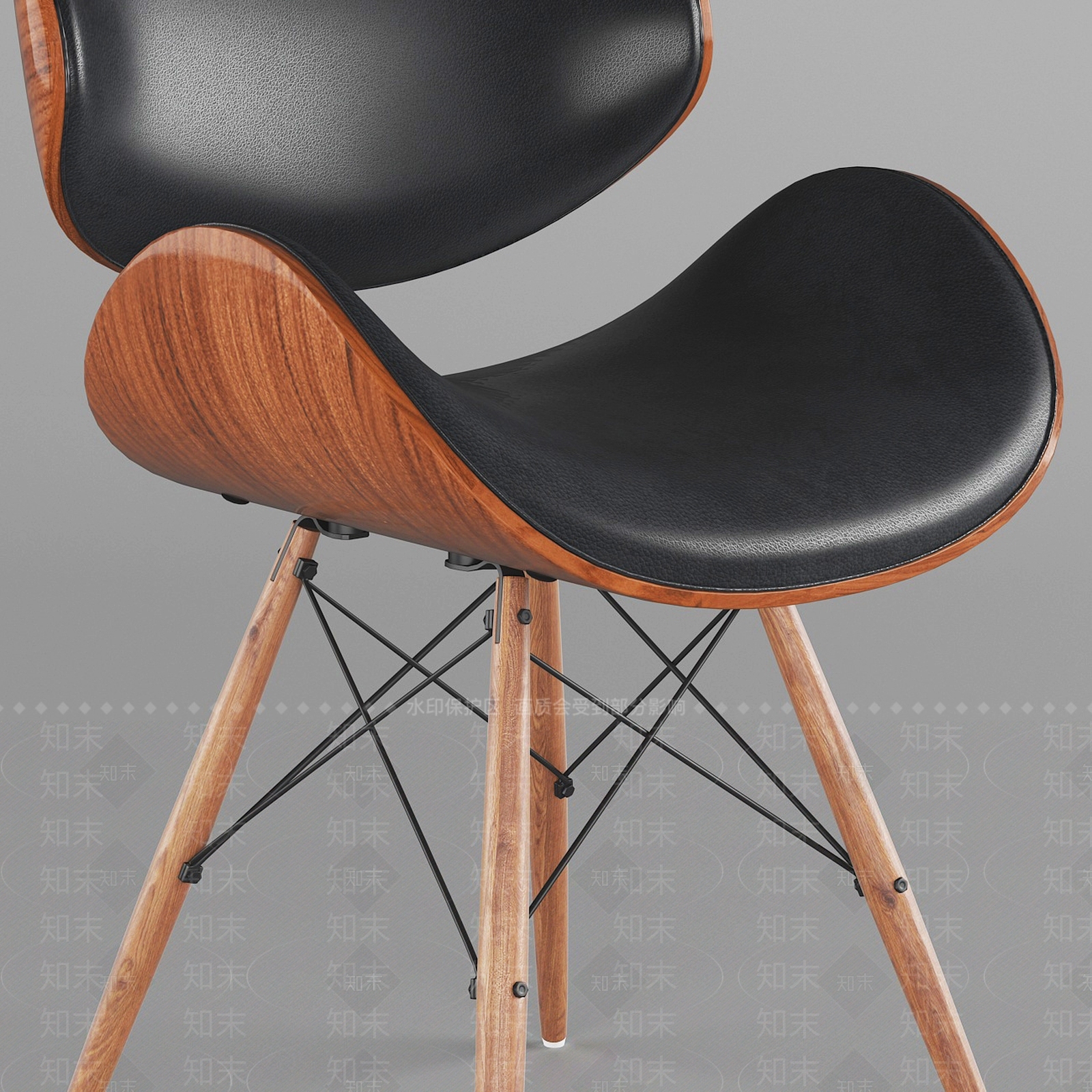 现代吧椅3D模型下载【ID:1192804536】