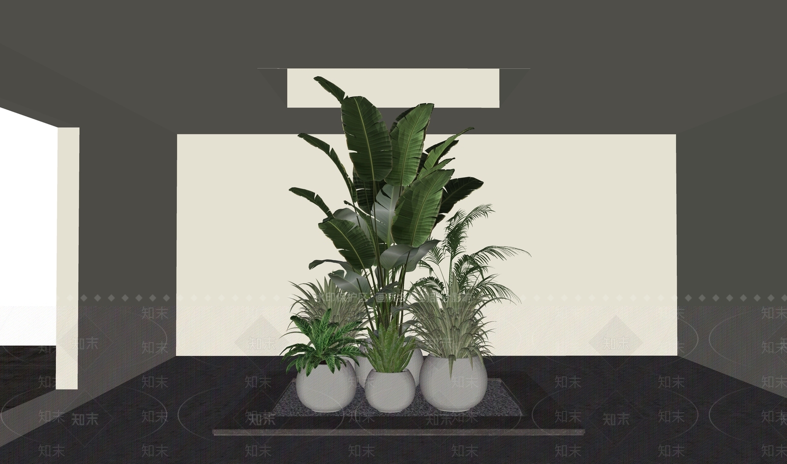 盆栽SU模型下载【ID:1192813625】