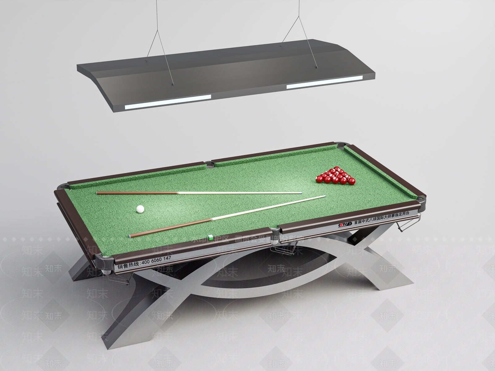 台球桌3D模型下载【ID:1192816106】