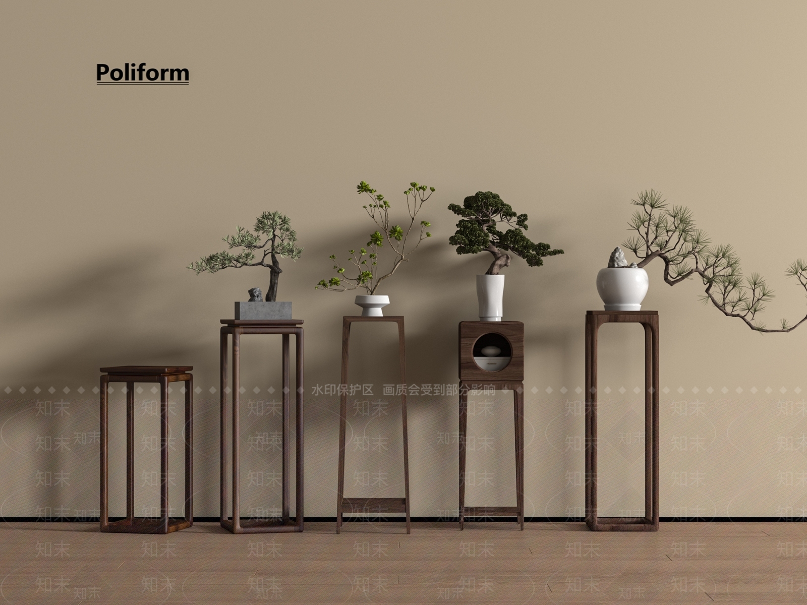 花架3D模型下载【ID:1192824108】