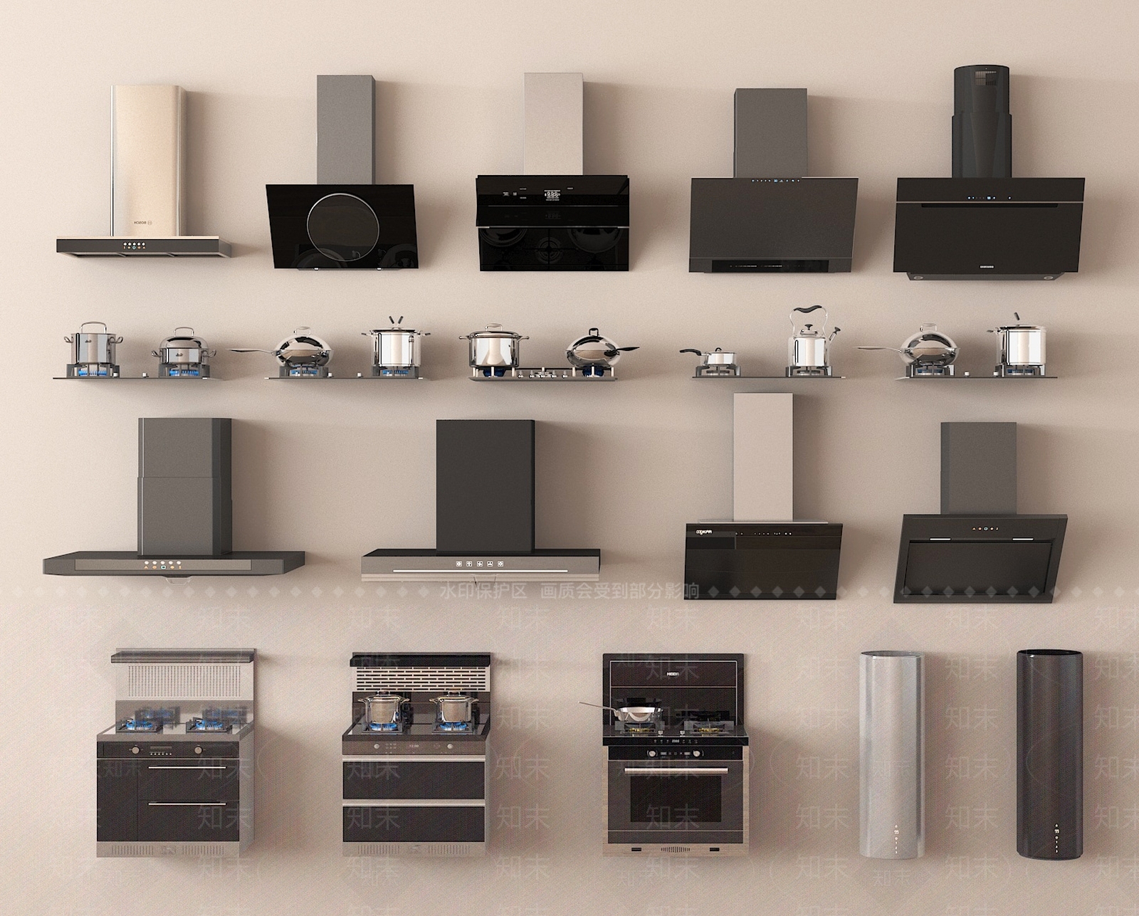 油烟机SU模型下载【ID:1192826860】