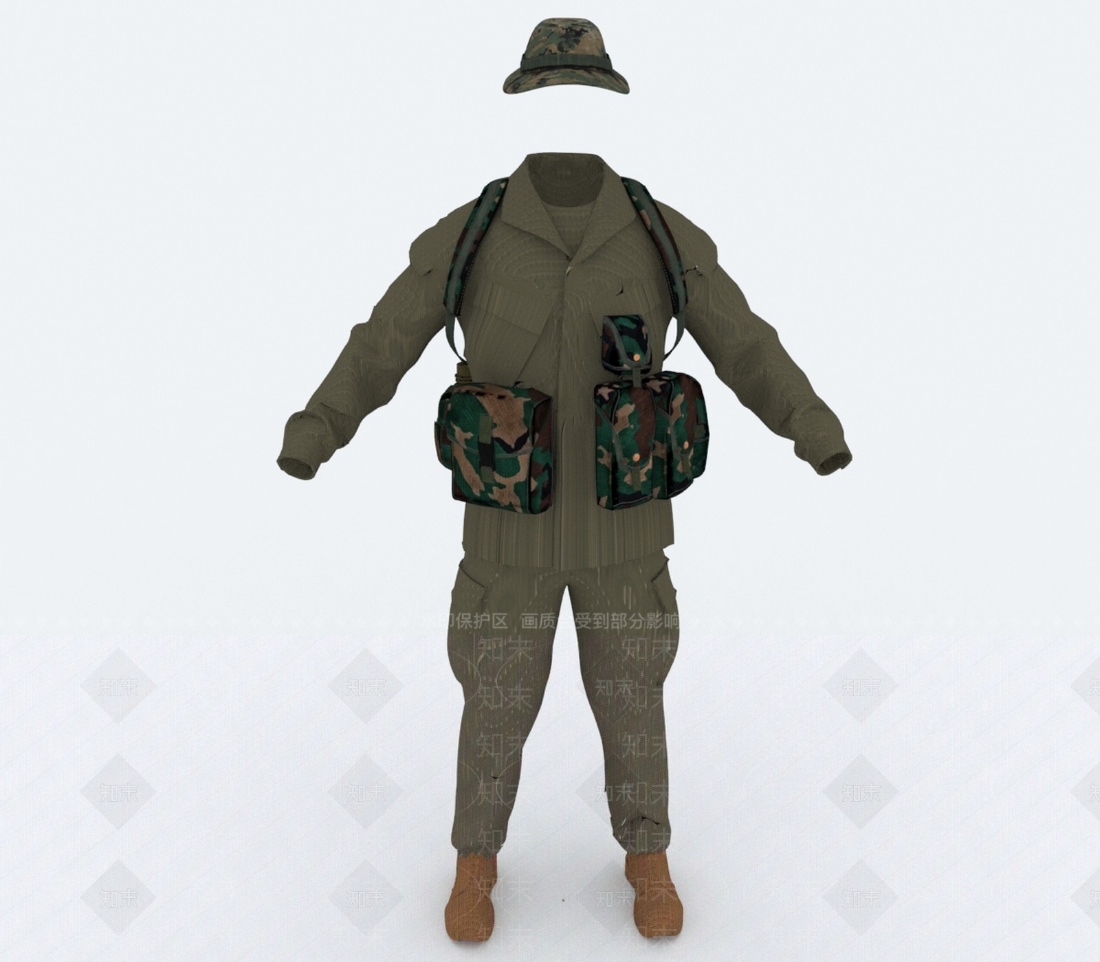 衣服3D模型下载【ID:1192895720】