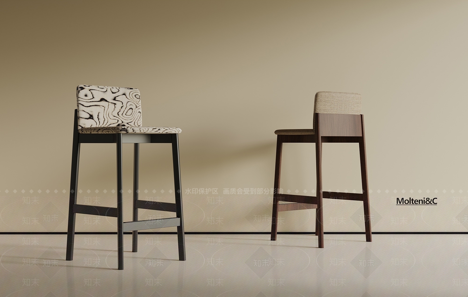 中古吧凳SU模型下载【ID:1192827150】