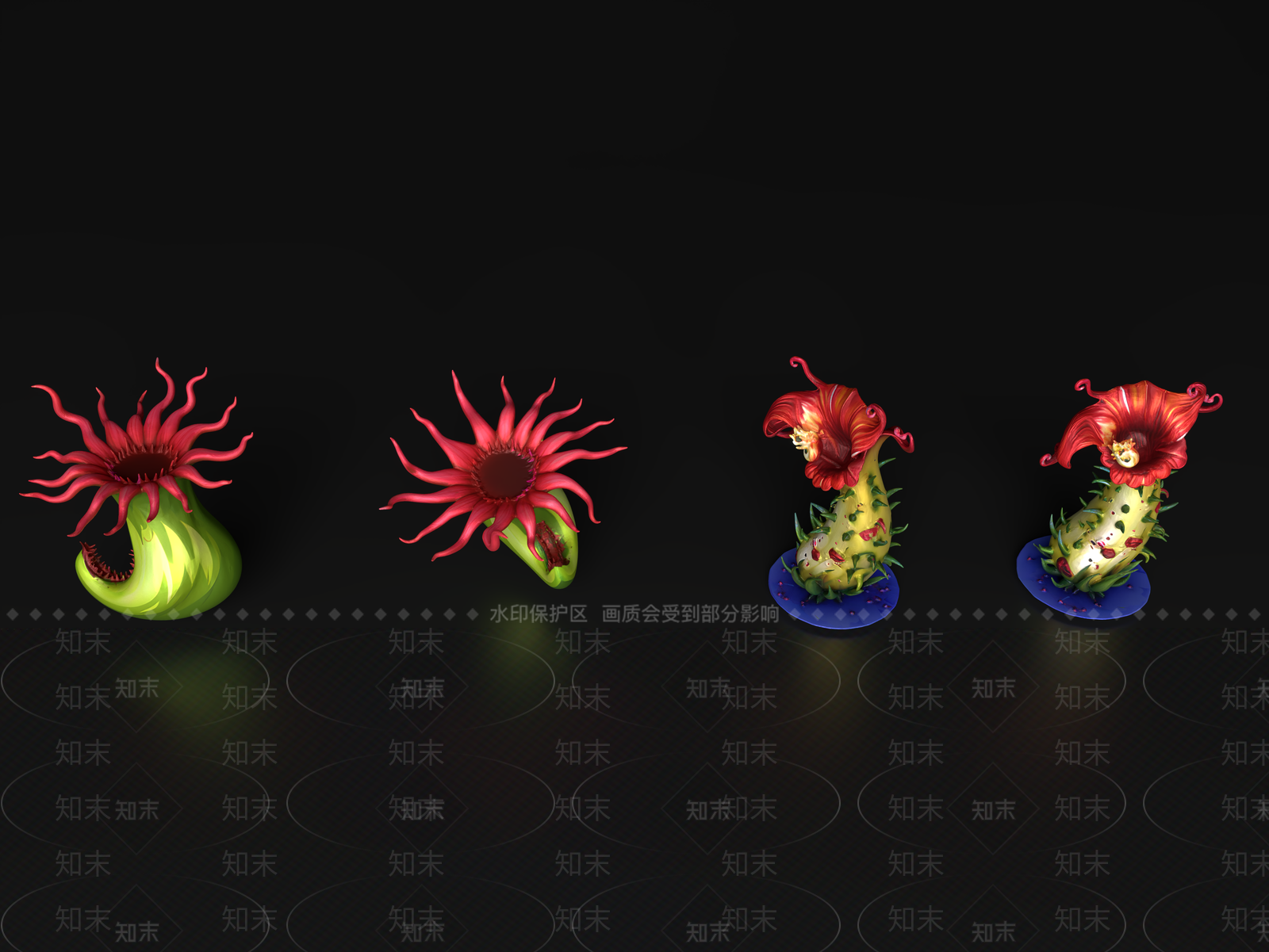 花草组合3D模型下载【ID:1192828216】