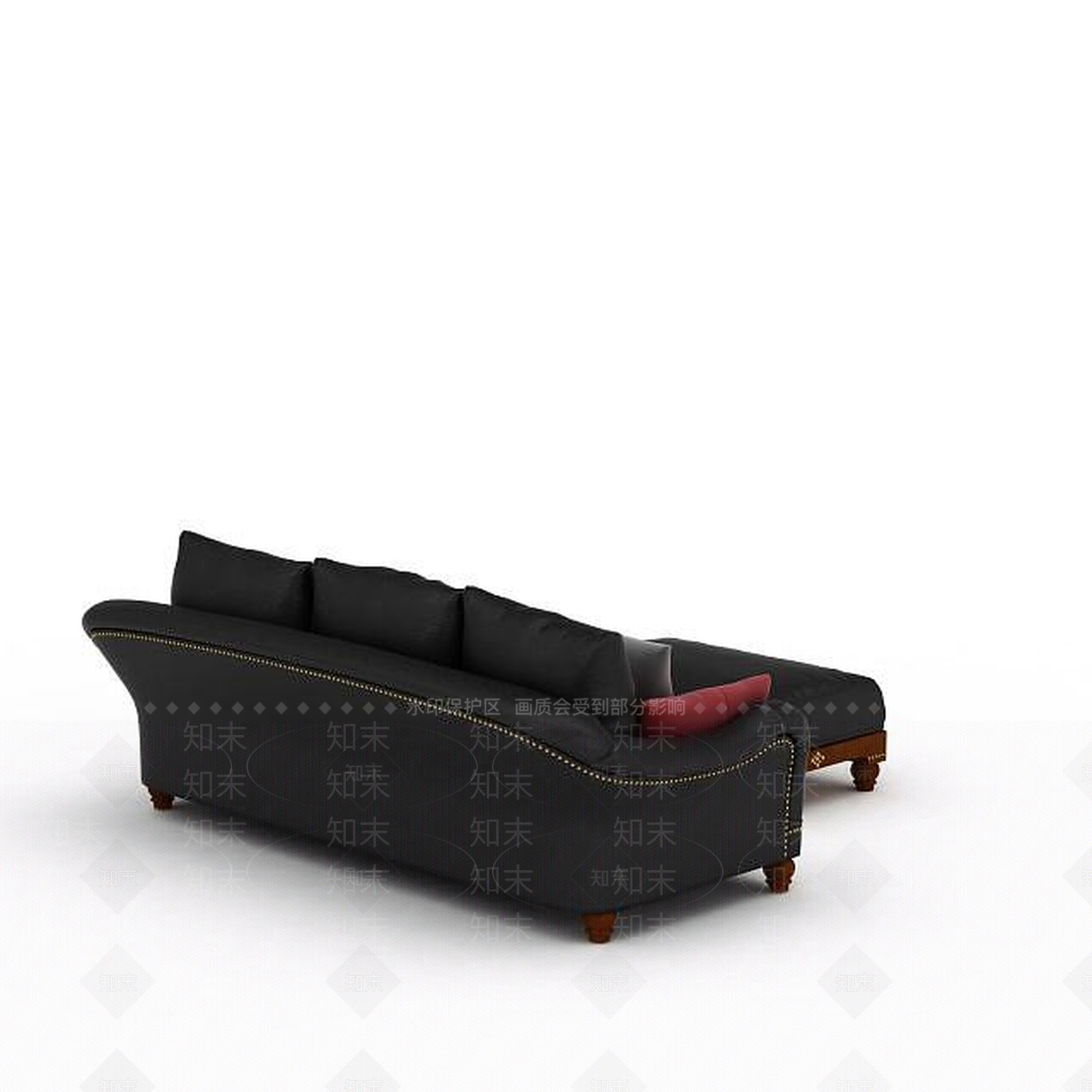现代双人沙发3D模型下载【ID:1192829072】