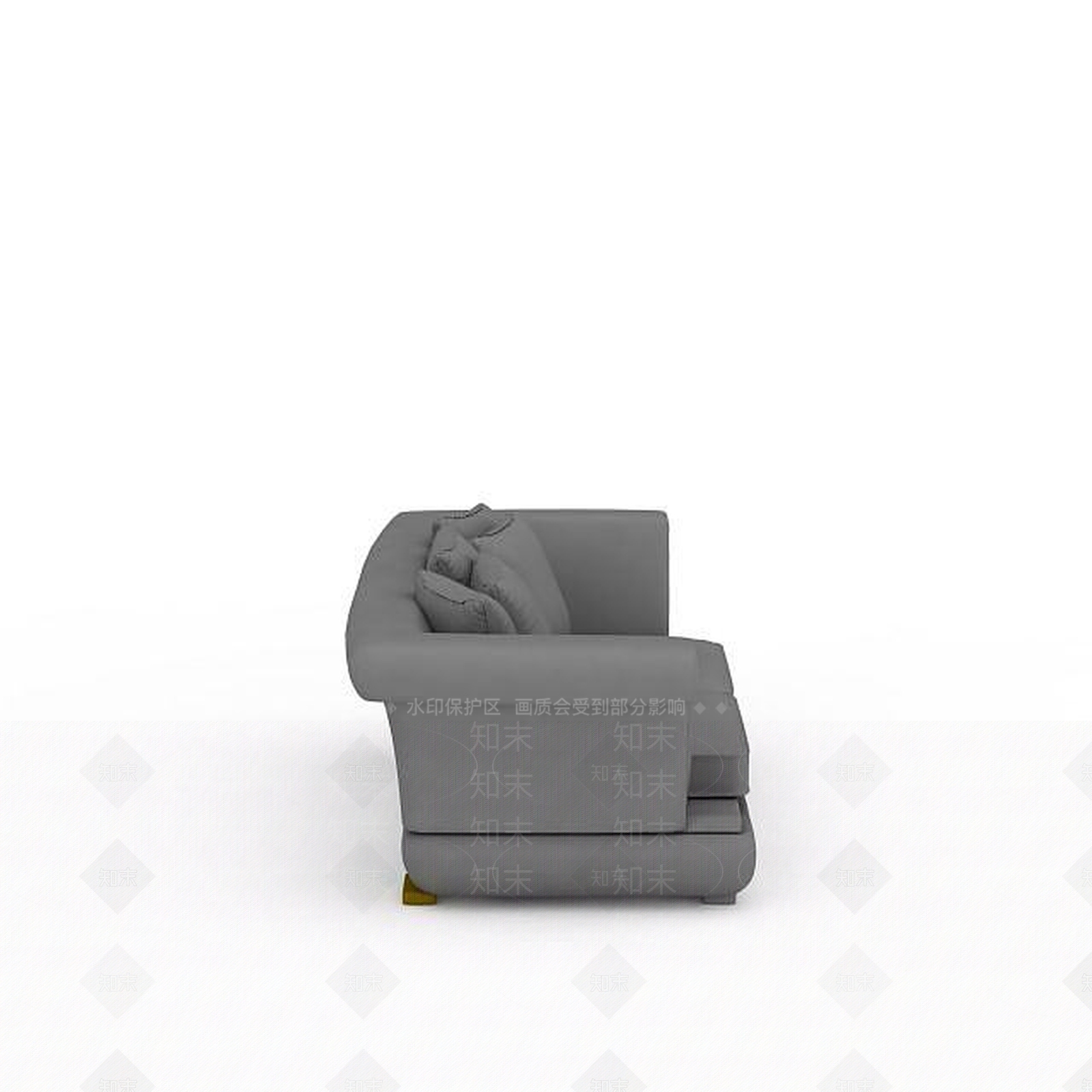 现代双人沙发3D模型下载【ID:1192829066】