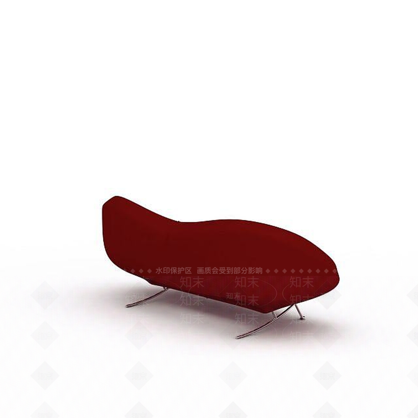 现代双人沙发3D模型下载【ID:1199200407】