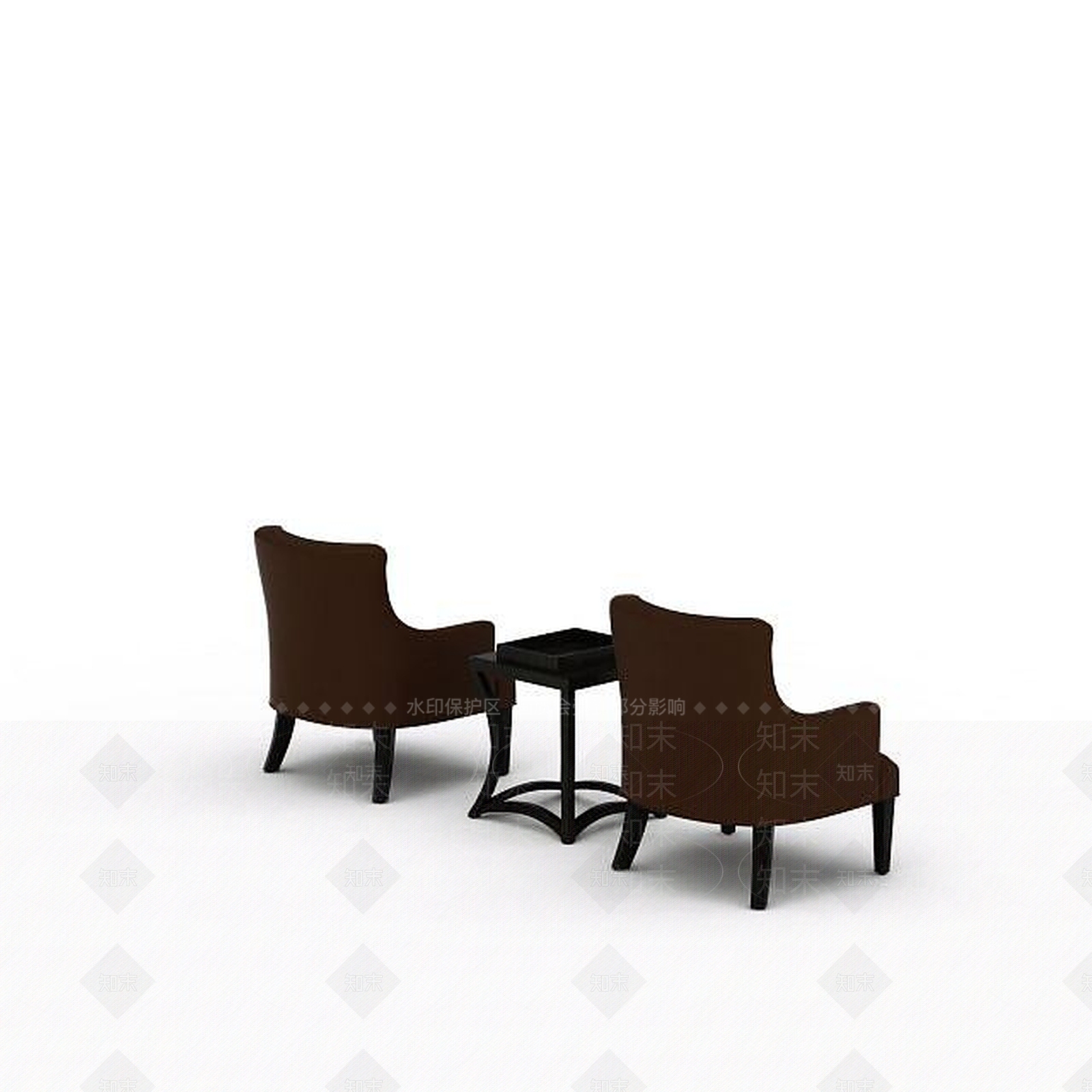 现代双人沙发3D模型下载【ID:1192829613】