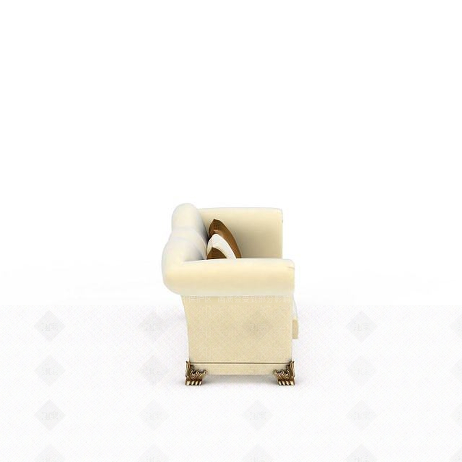 现代双人沙发3D模型下载【ID:1192829917】