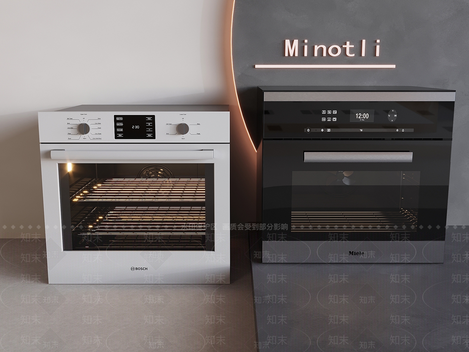 烤箱SU模型下载【ID:1192830147】