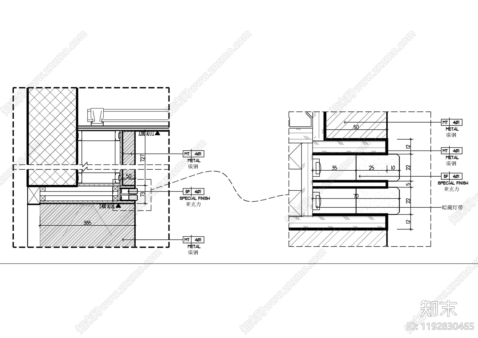 墙面节点施工图下载【ID:1192830465】