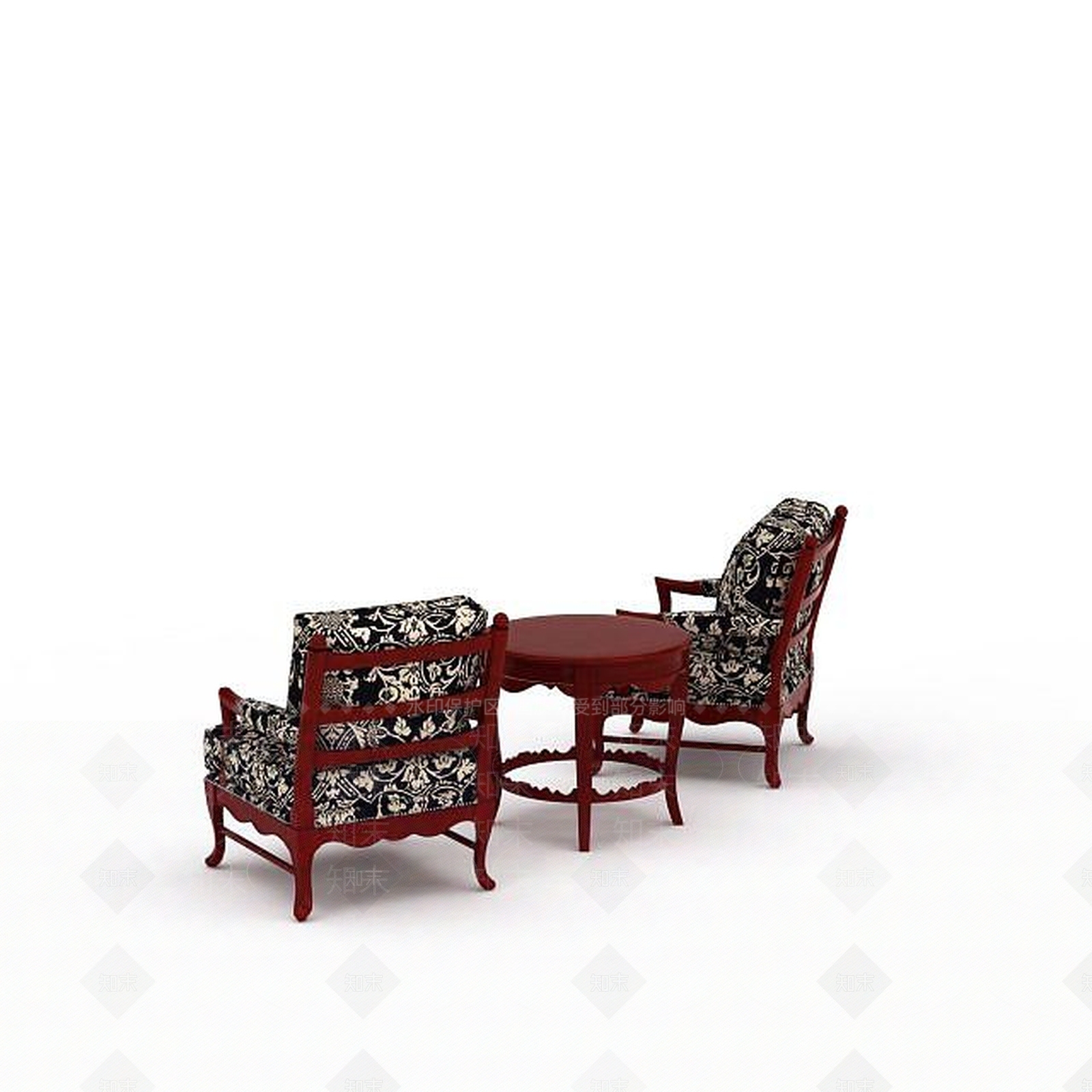 现代书桌椅3D模型下载【ID:1192830803】