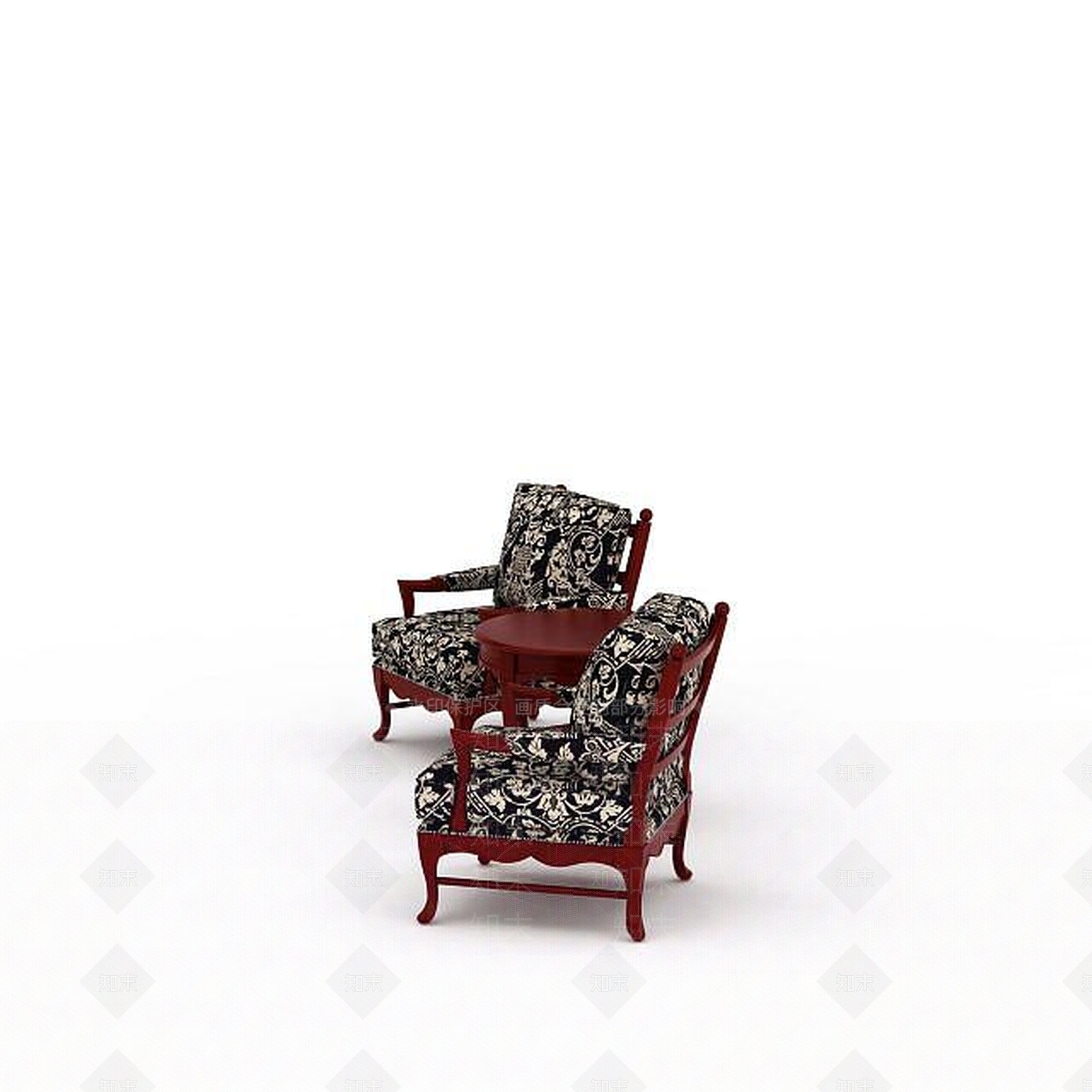 现代书桌椅3D模型下载【ID:1192830803】