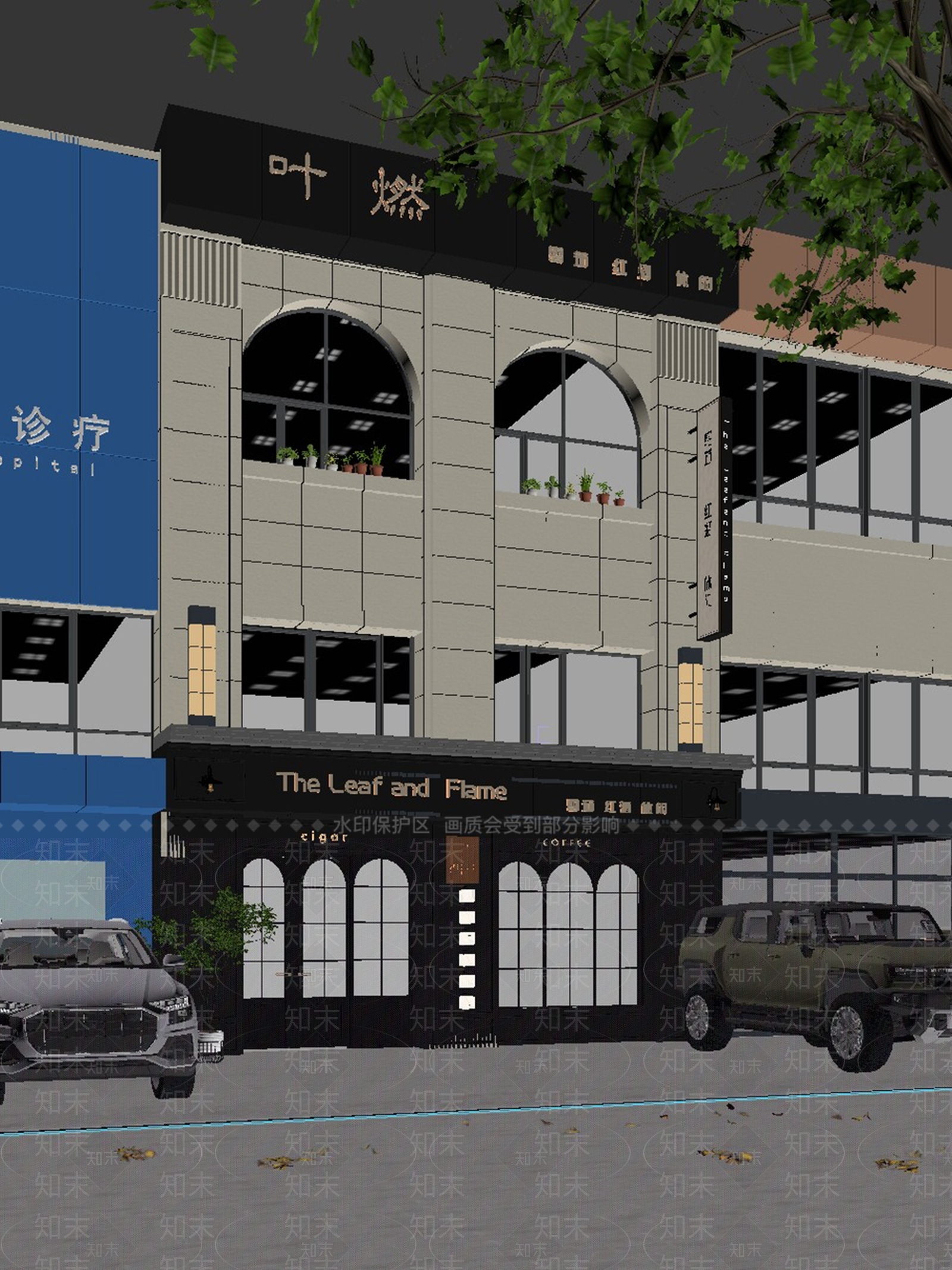 现代门头SU模型下载【ID:1192831639】