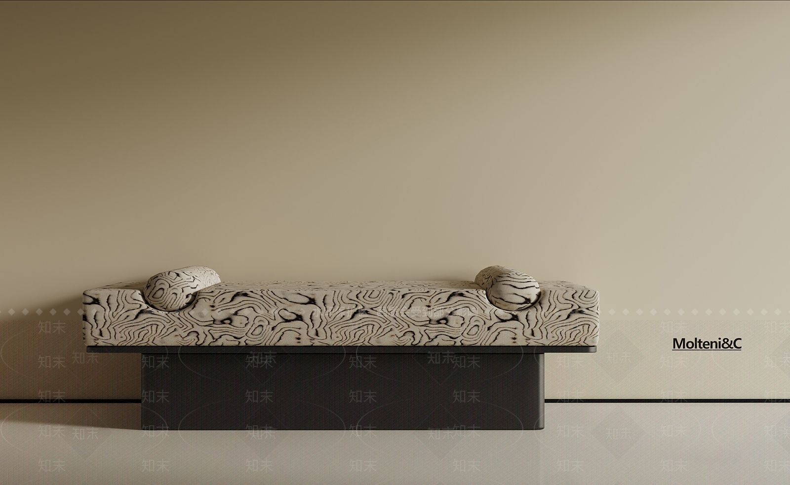 现代中古床尾凳SU模型下载【ID:1192832730】