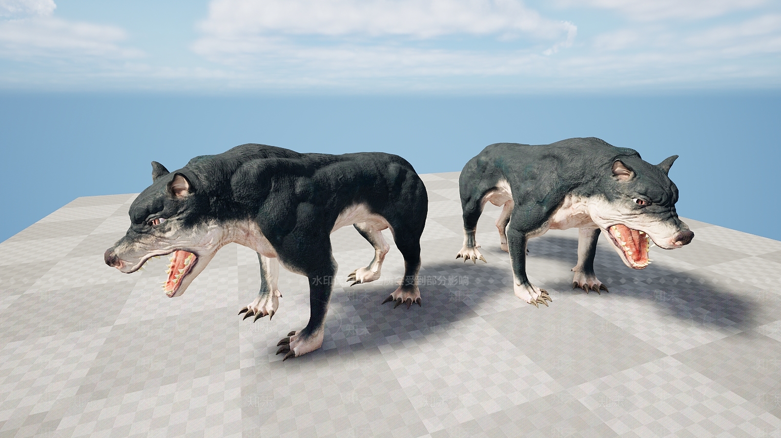 现代爬行类动物3D模型下载【ID:1192832837】