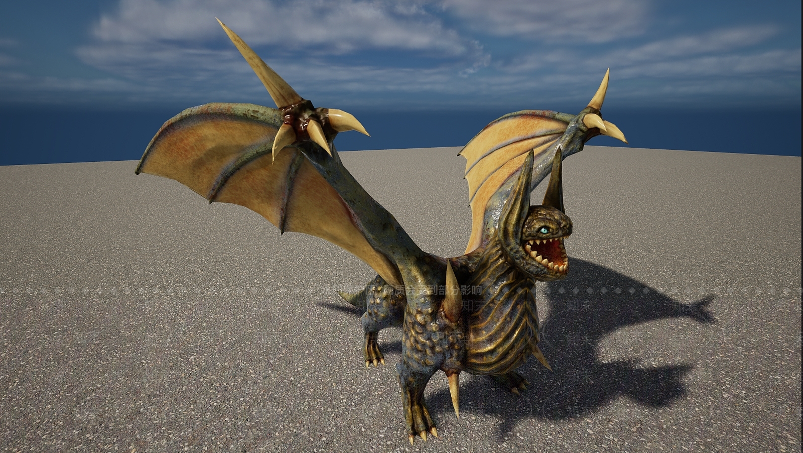 现代爬行类动物3D模型下载【ID:1199208509】