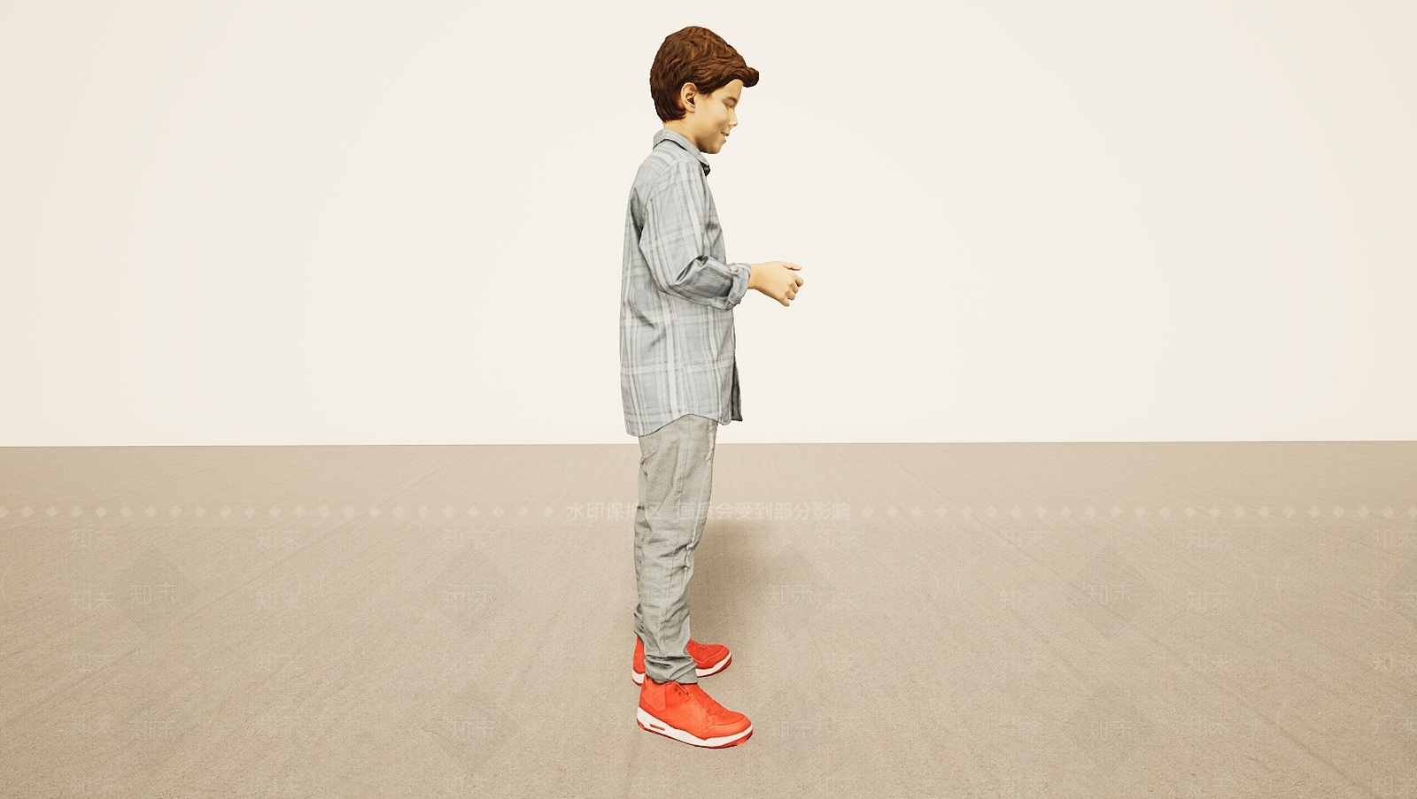 现代虚拟人物3D模型下载【ID:1199199984】