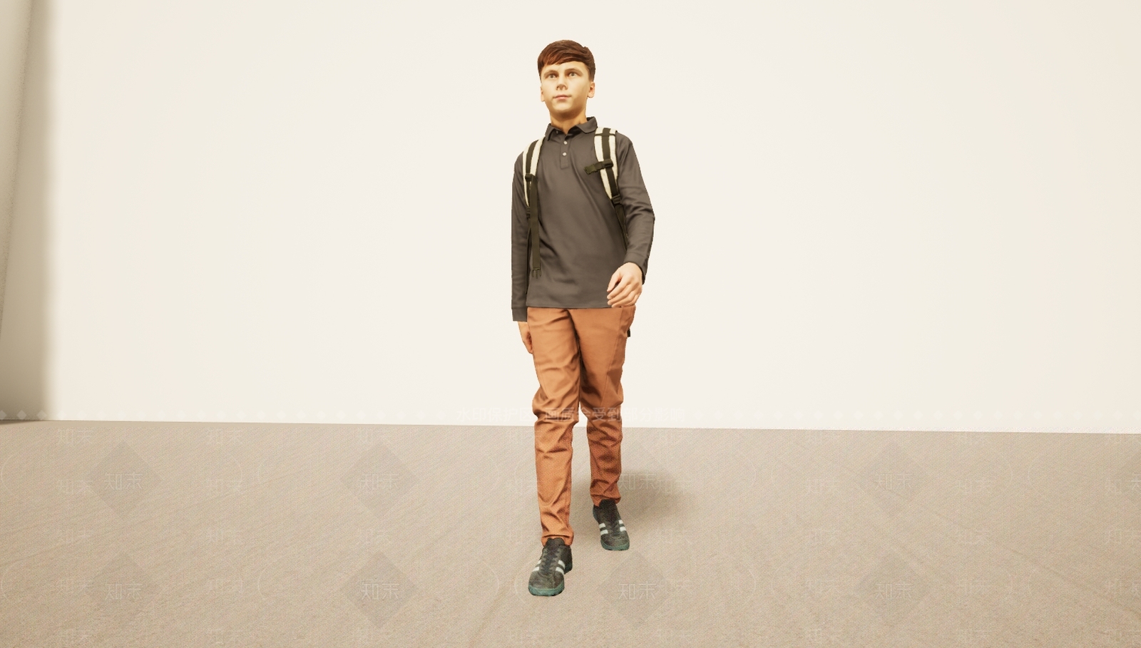 现代虚拟人物3D模型下载【ID:1199199847】