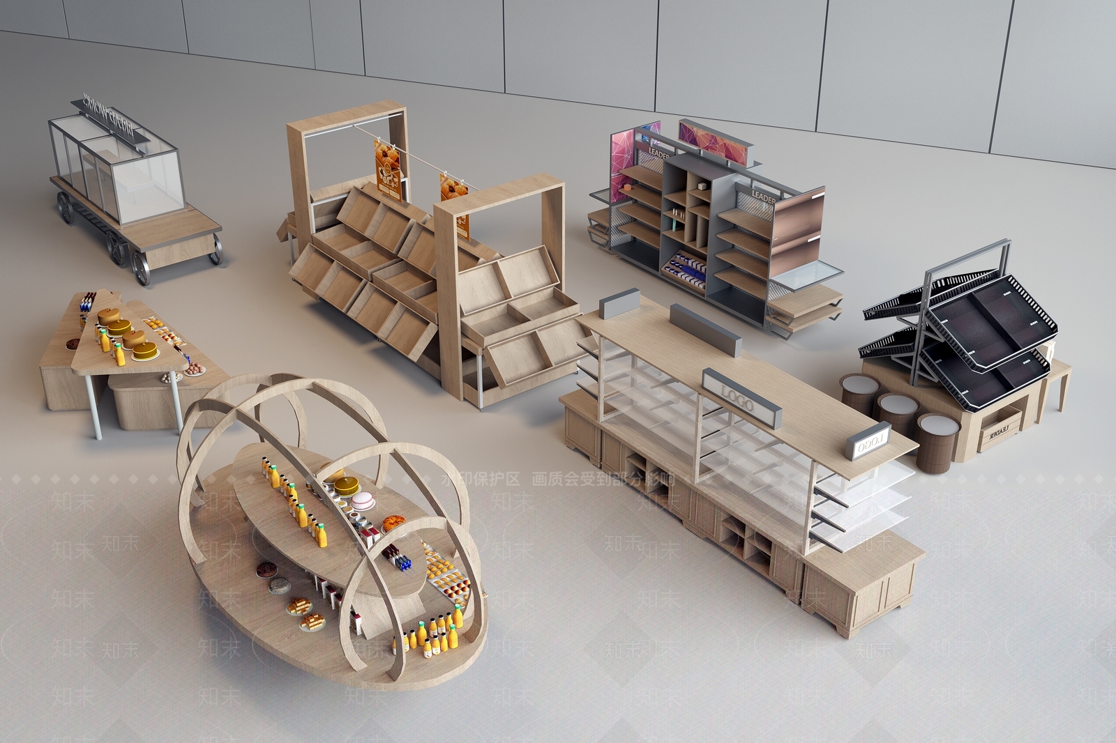 货架3D模型下载【ID:1192835036】