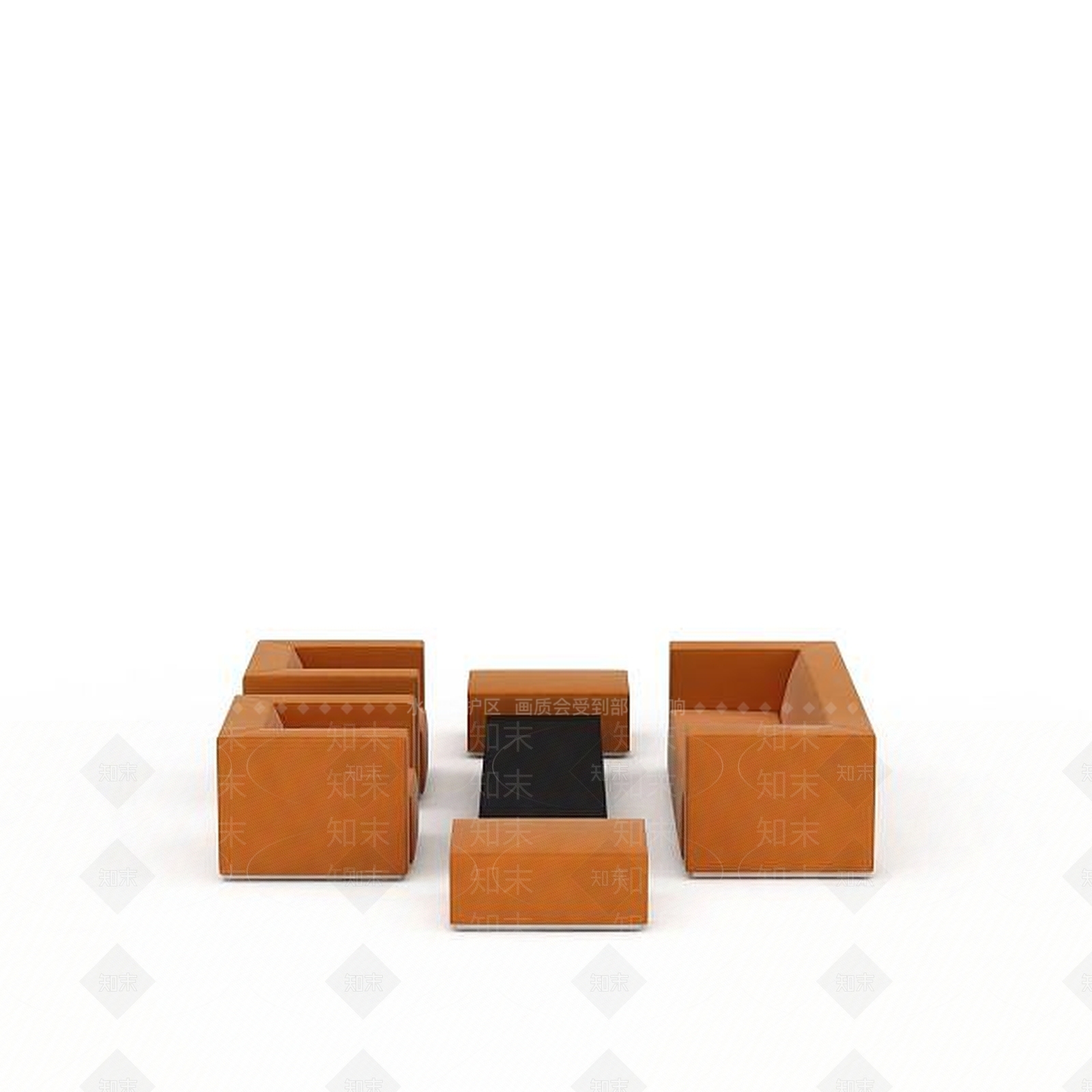 现代双人沙发3D模型下载【ID:1199207809】