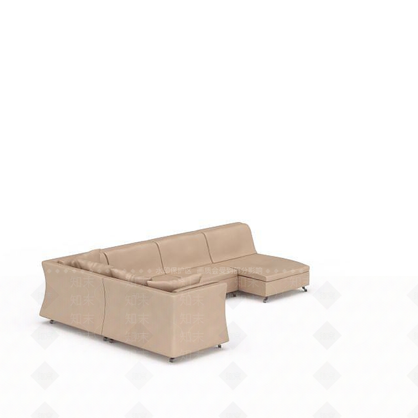 现代双人沙发3D模型下载【ID:1199199108】