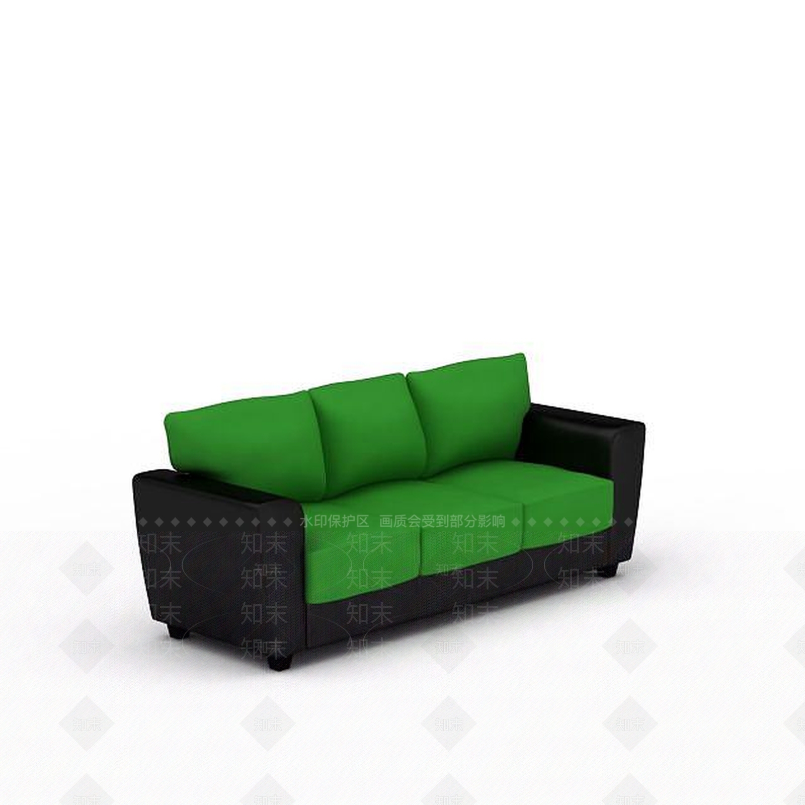 现代双人沙发3D模型下载【ID:1199199146】