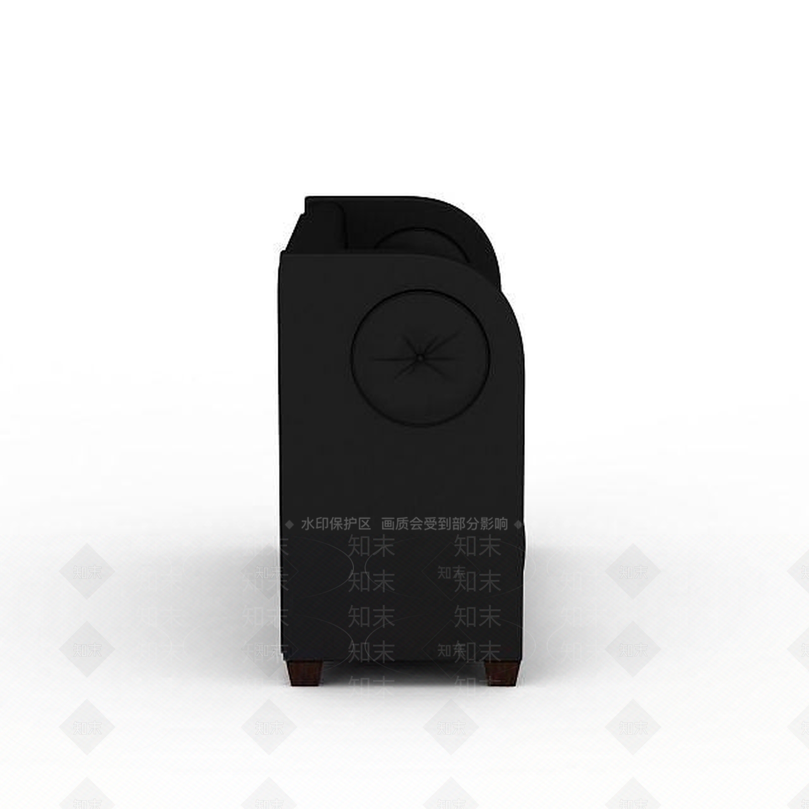 现代双人沙发3D模型下载【ID:1192835753】