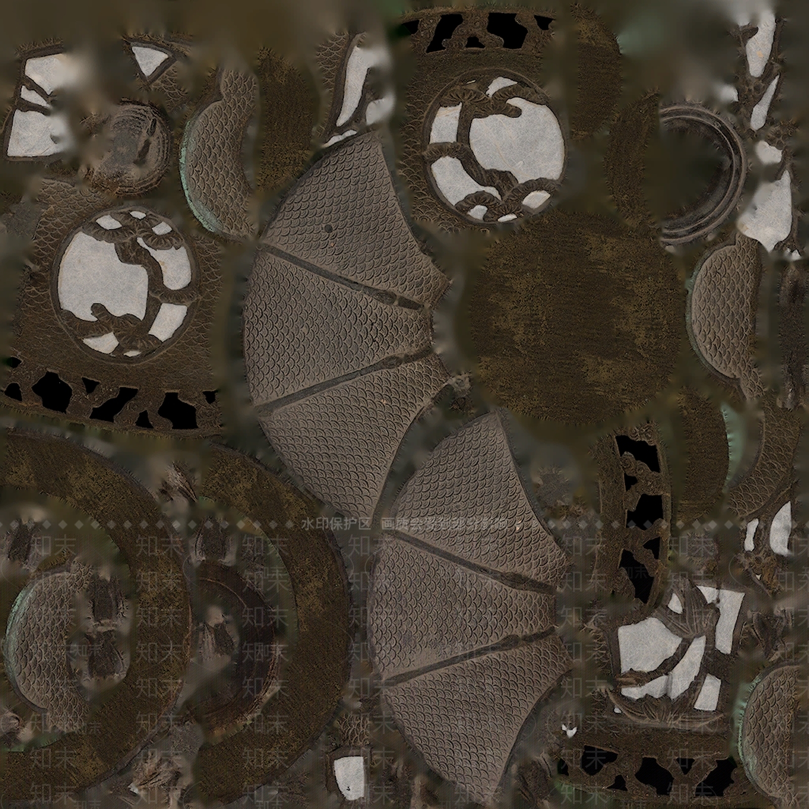 现代摆件组合3D模型下载【ID:1192836451】