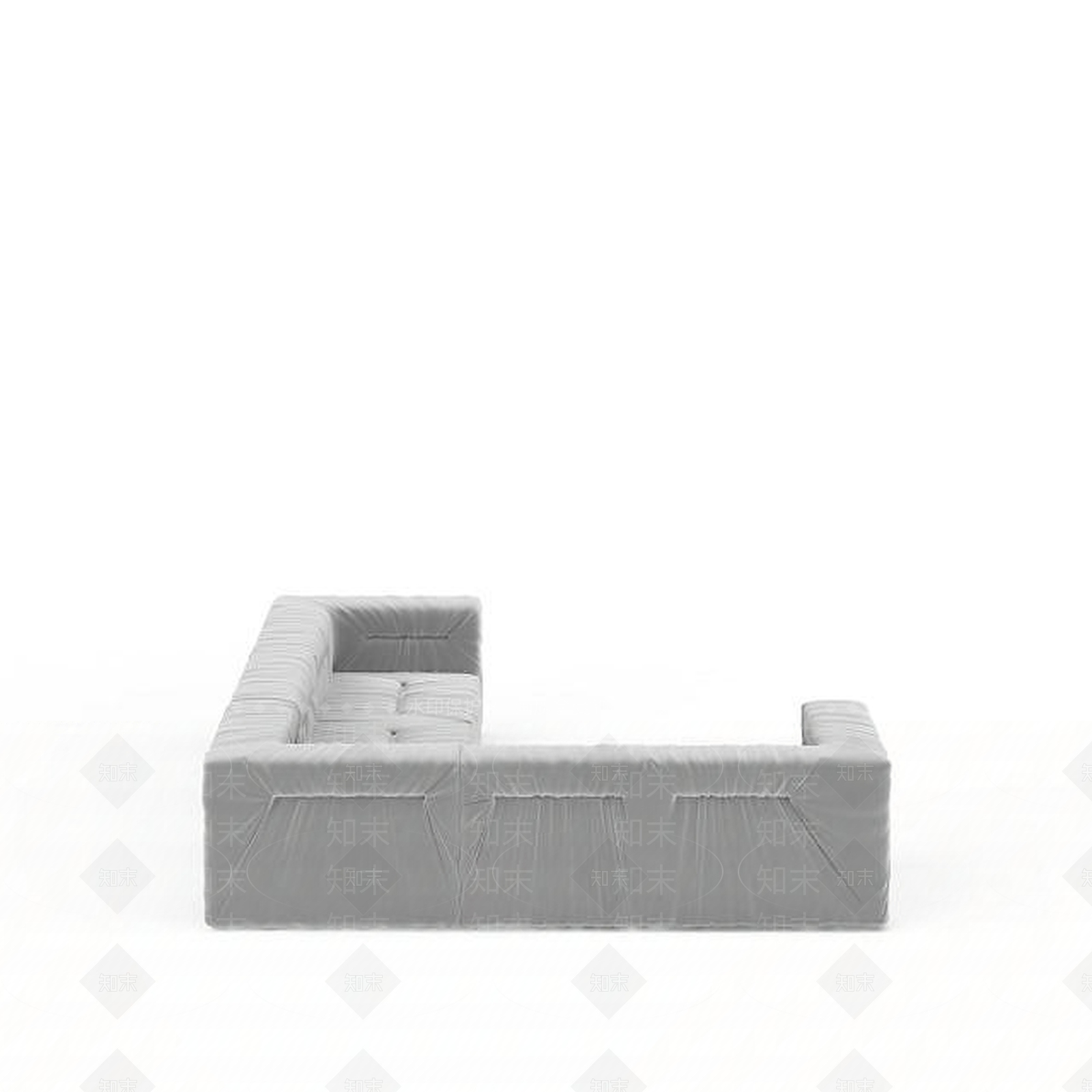 现代双人沙发3D模型下载【ID:1199207612】